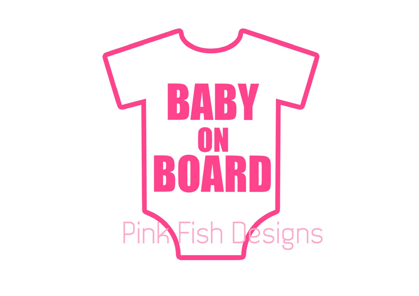 BABY ON BOARD ROMPER SIGN