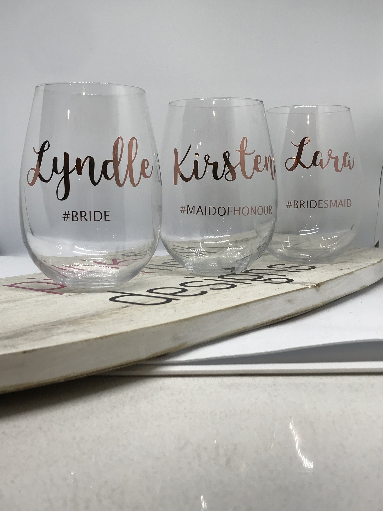 Personalised Bridal Party Labels