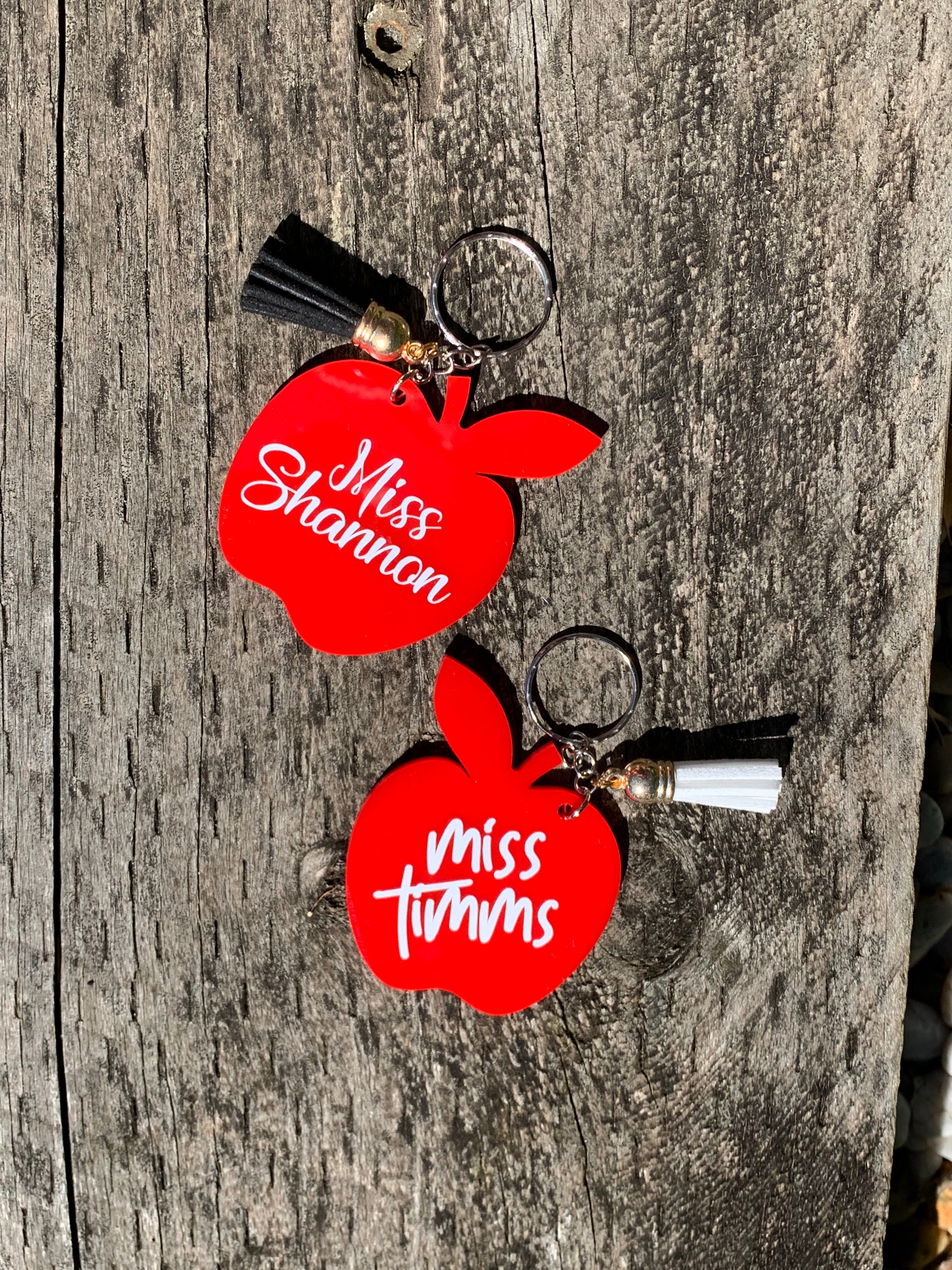 Apple Teacher Keyring