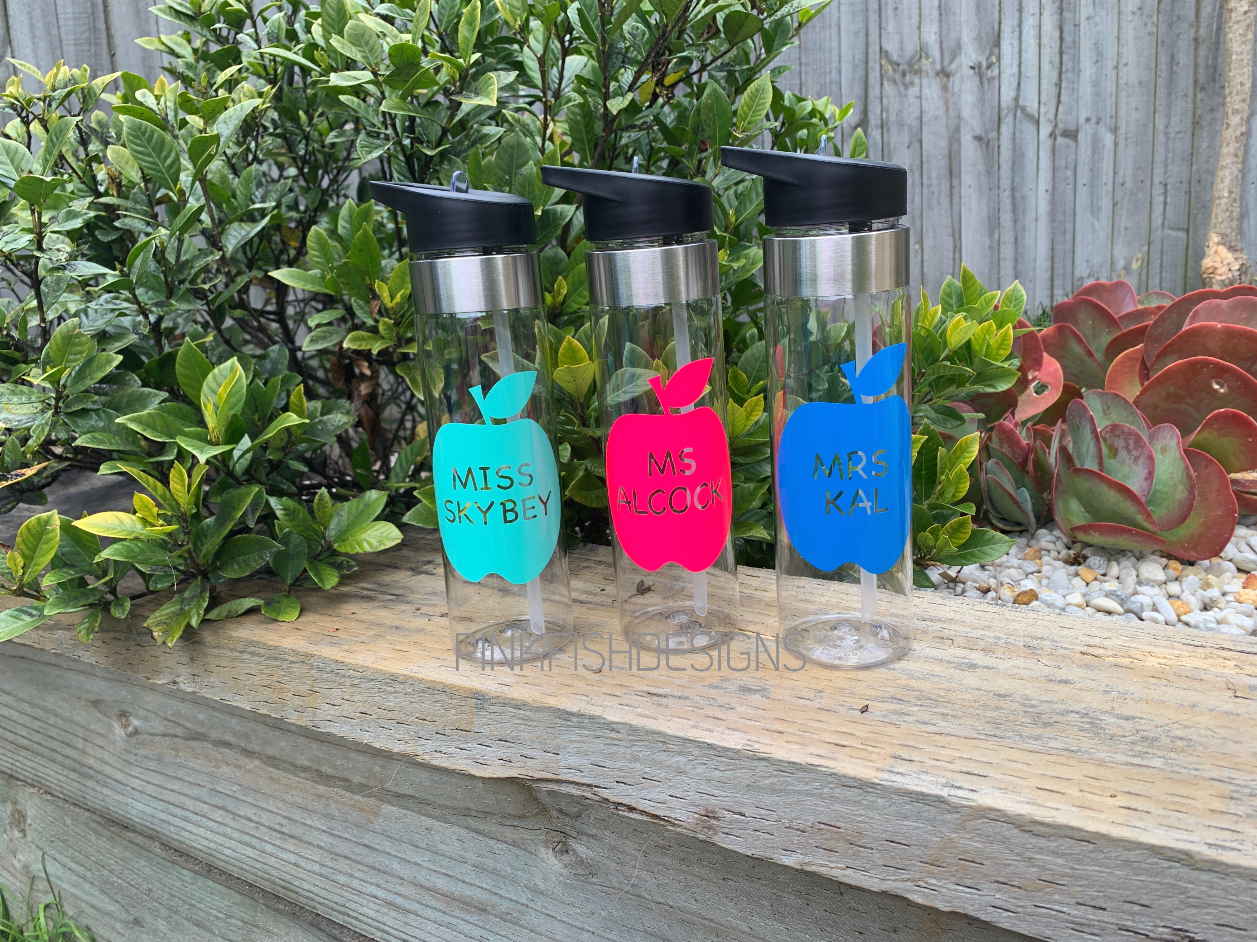 Personalised Apple Drink Bottle