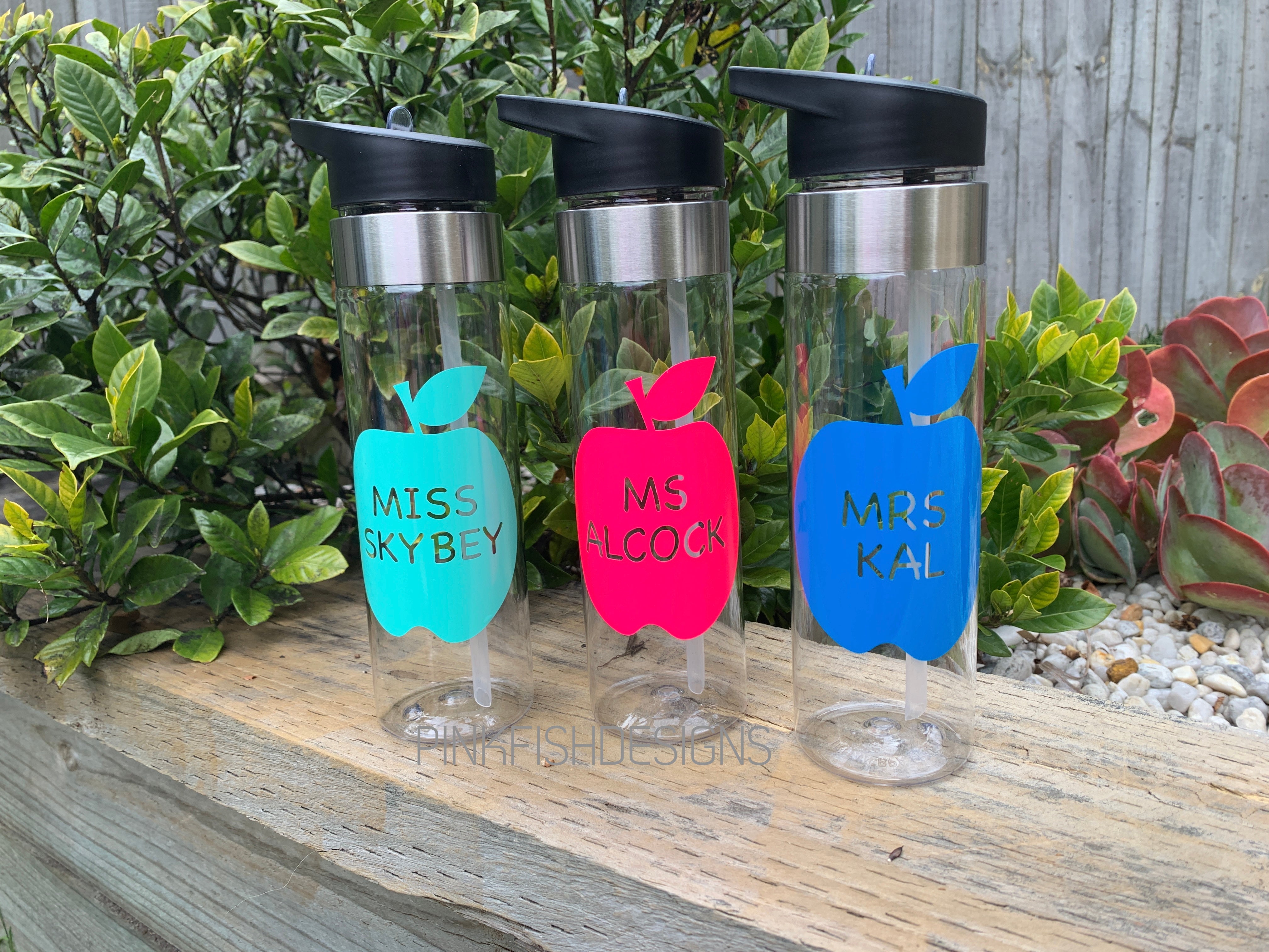 Personalised Apple Drink Bottle