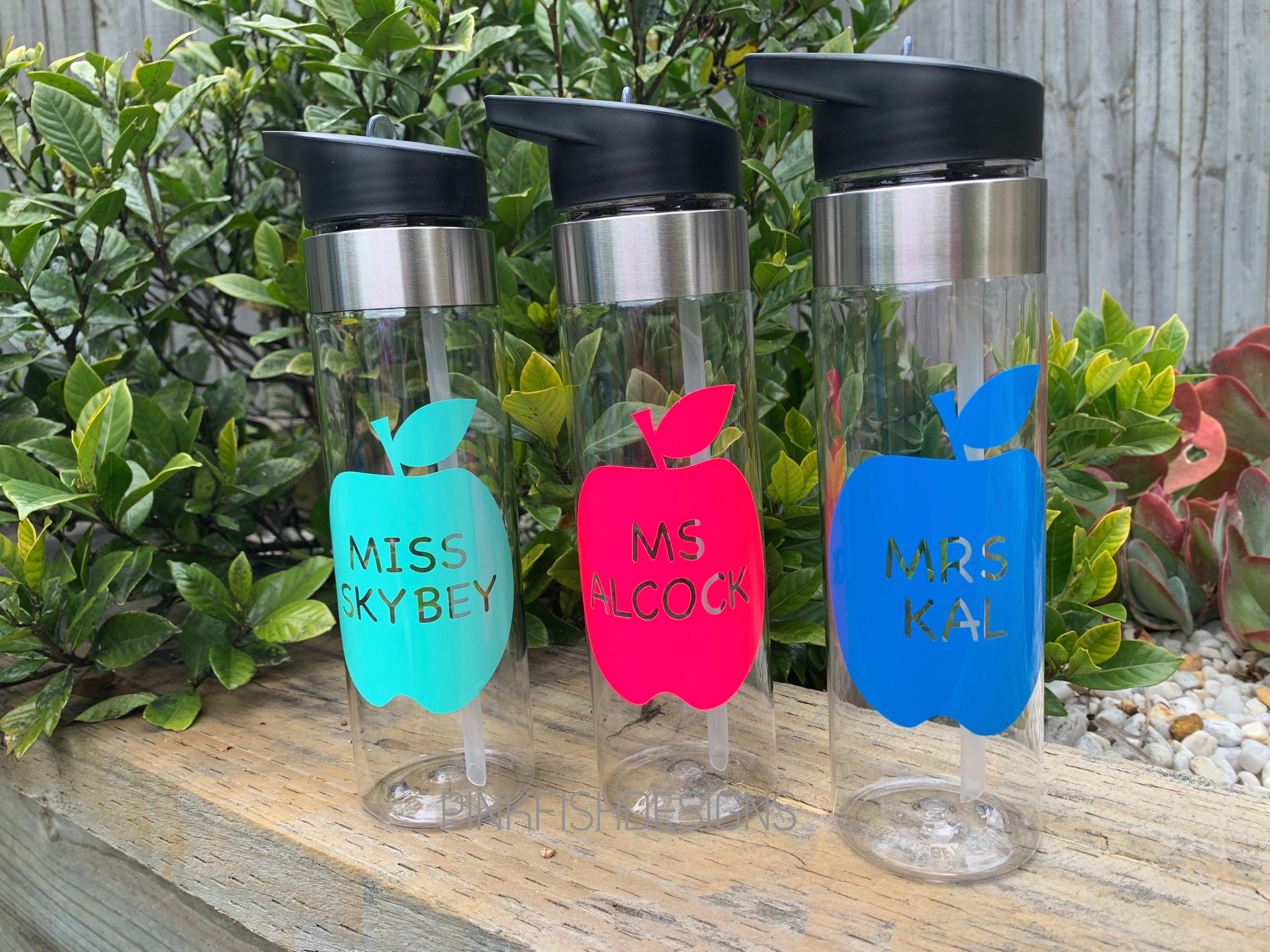 Personalised Apple Drink Bottle
