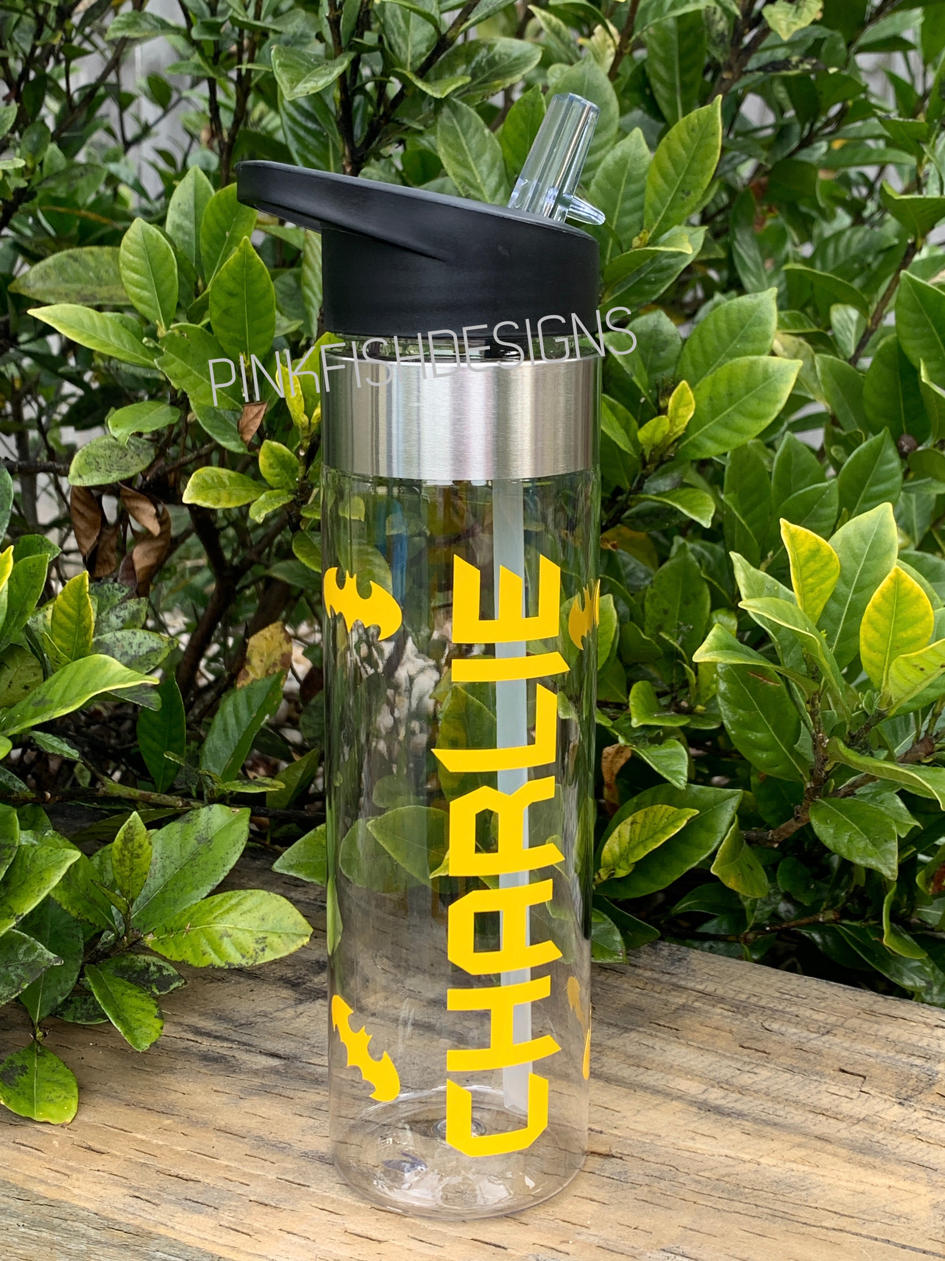Personalised Batmania Water Bottle