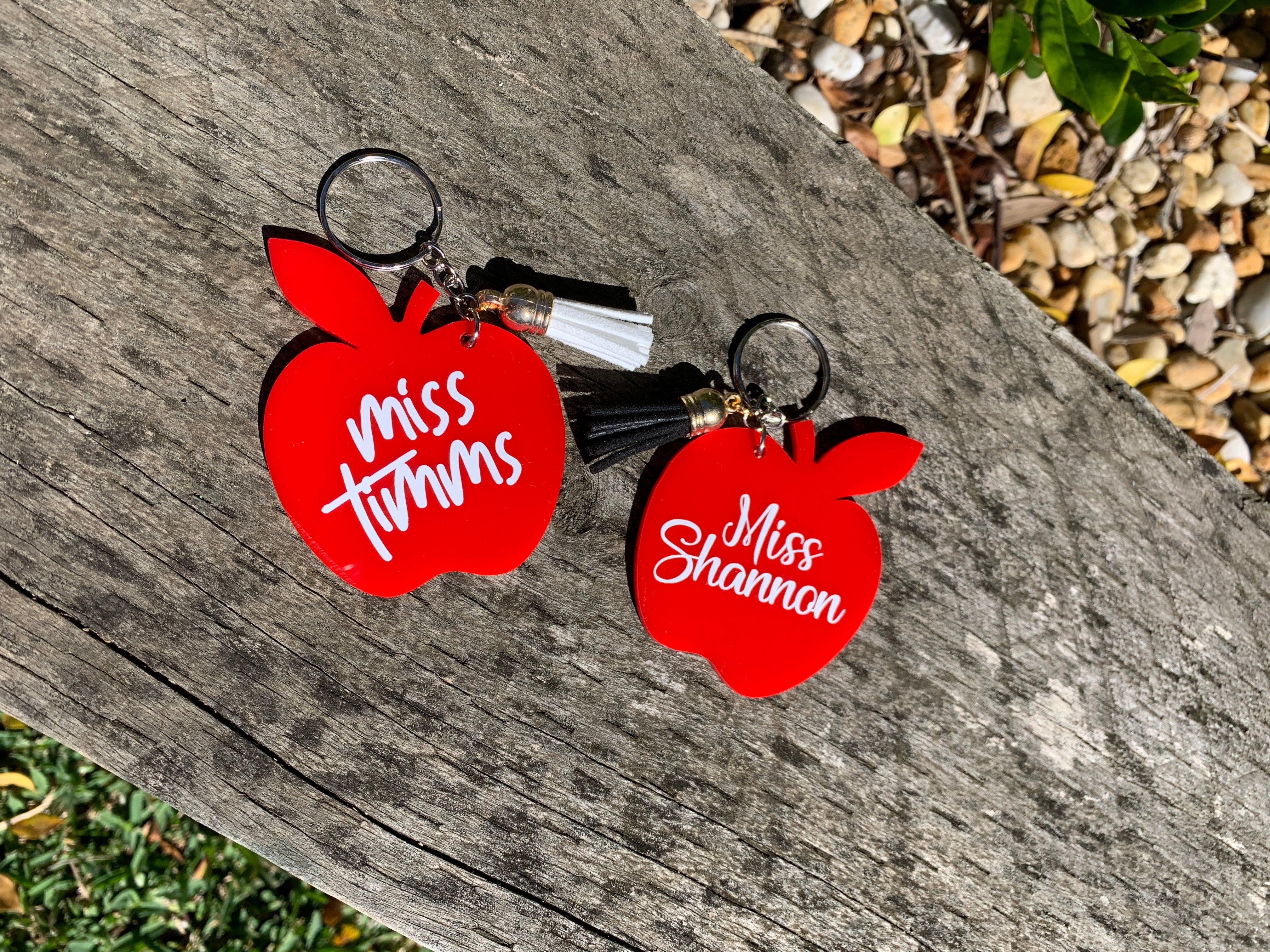 Apple Teacher Keyring