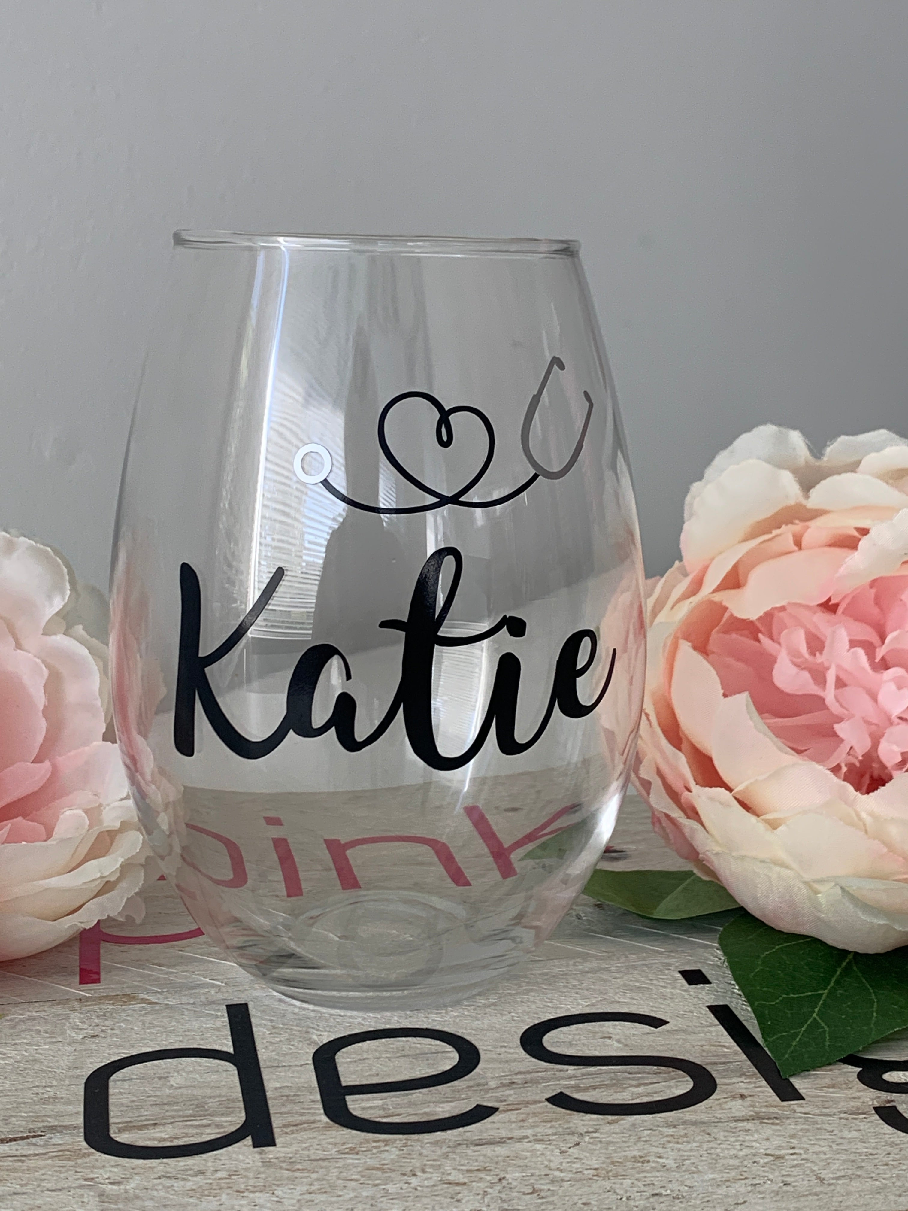 Personalised Nurse Stemless Glass