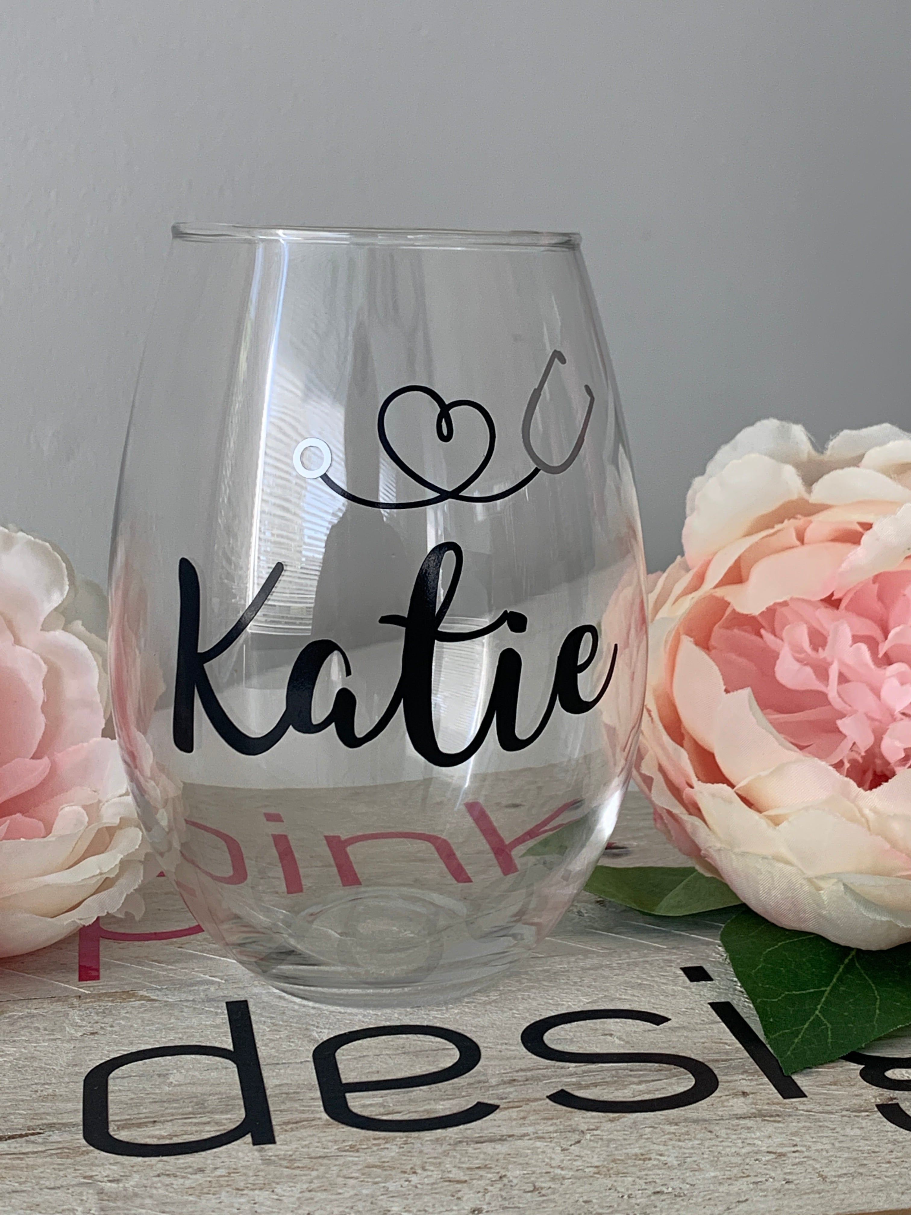 Personalised Nurse Stemless Glass