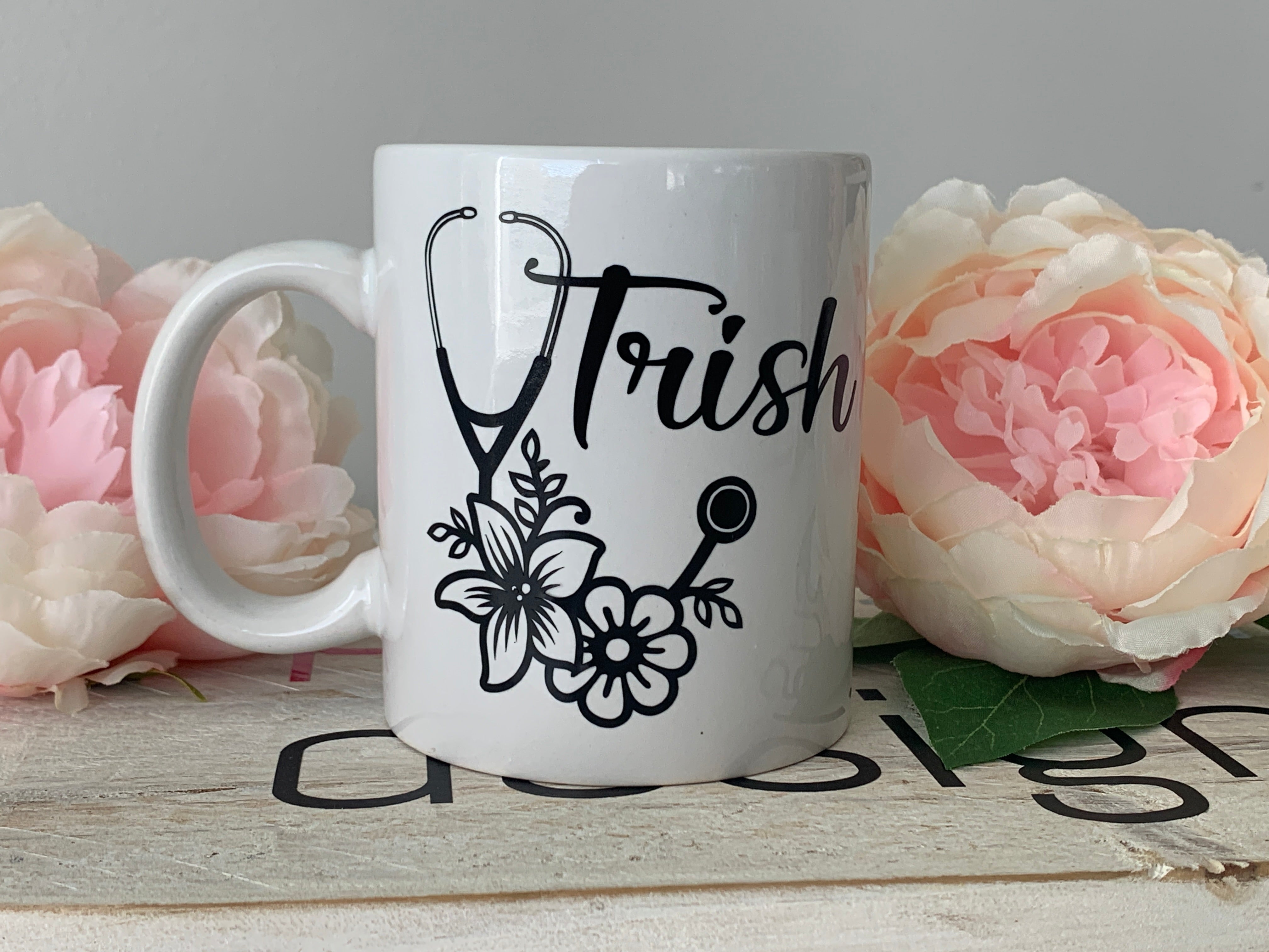 Floral Nurse Mug
