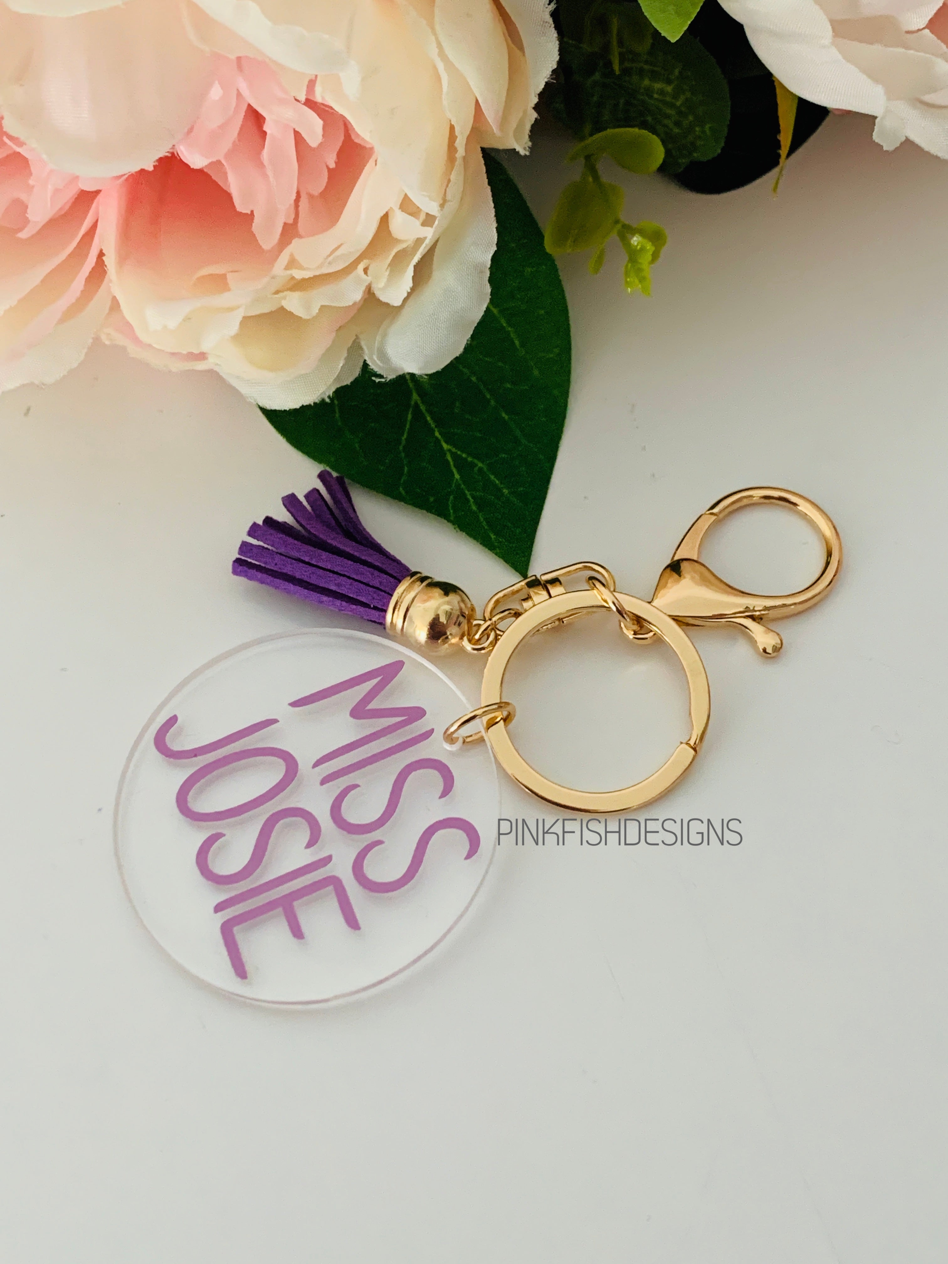 Personalised Teacher Key Rings