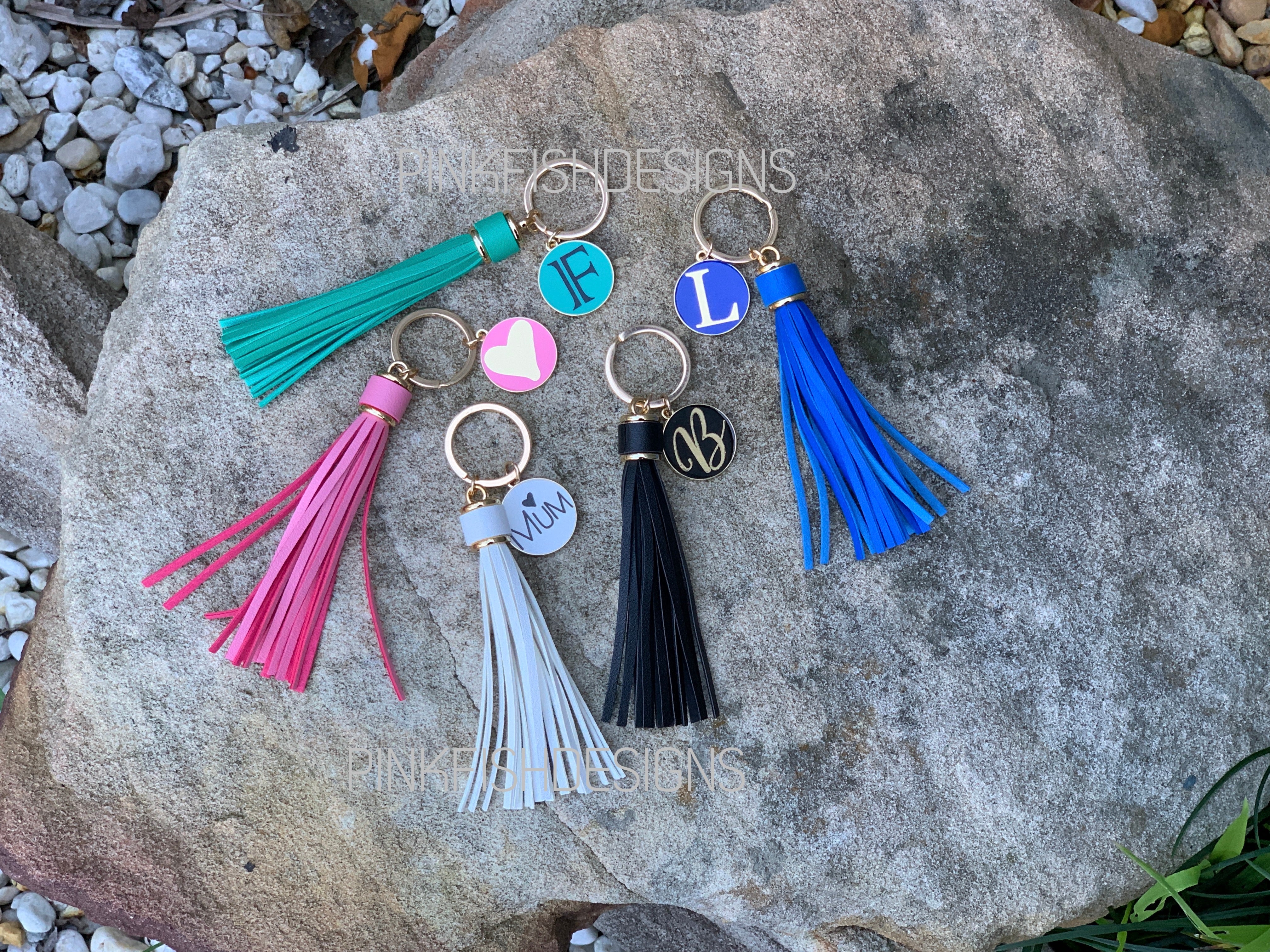 Tassel Bag Charm Keyring