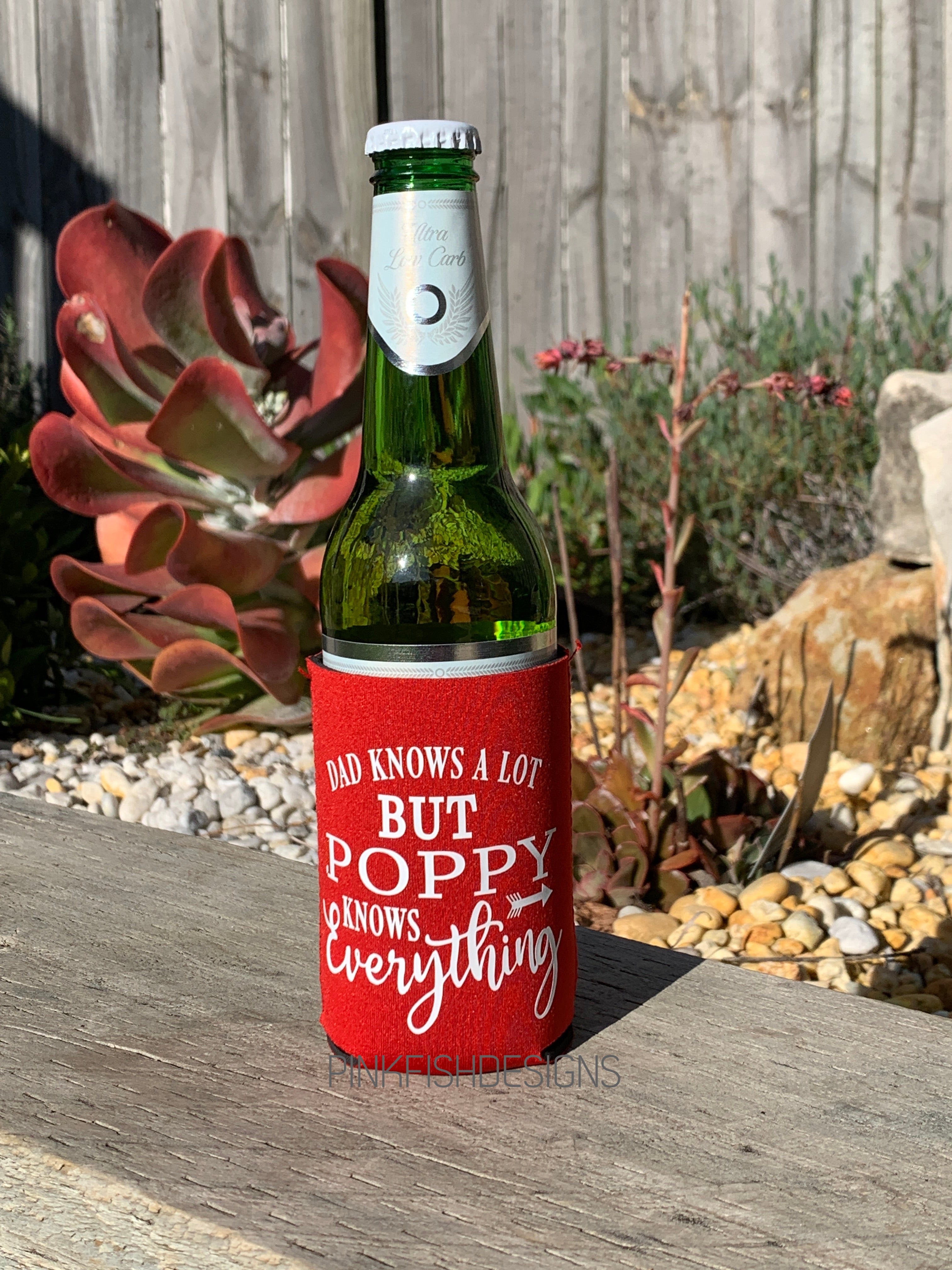 Poppy Knows Everything Stubby Holder
