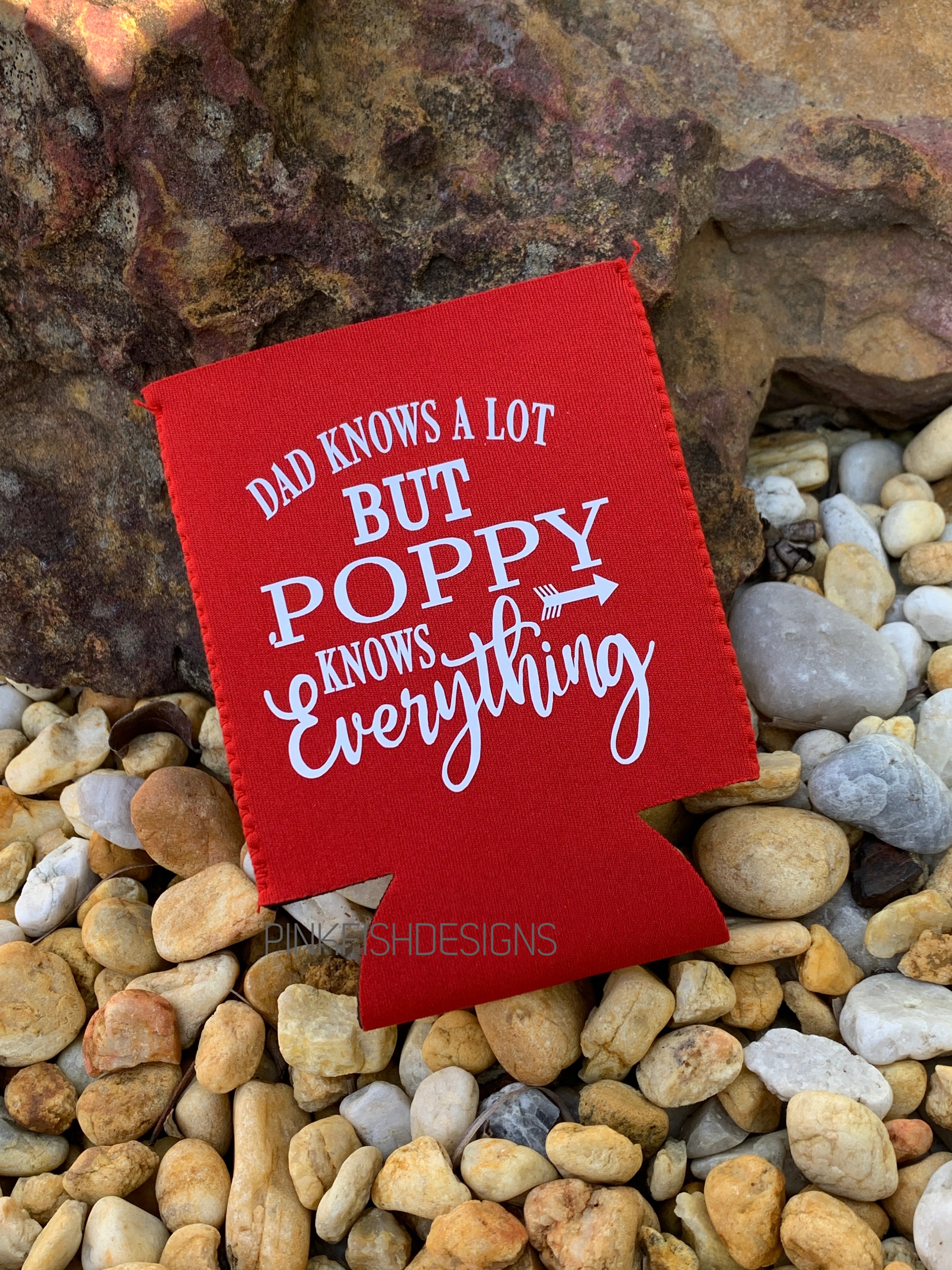 Poppy Knows Everything Stubby Holder