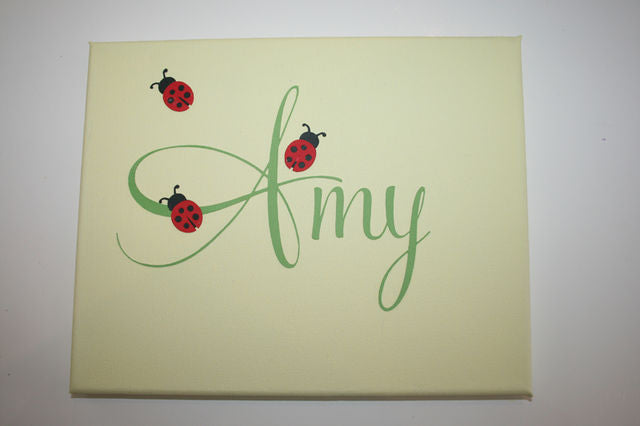 Ladybird Nameboard