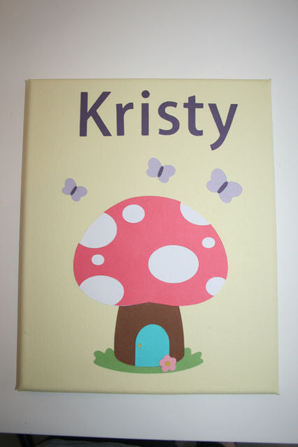 Mushroom Nameboard