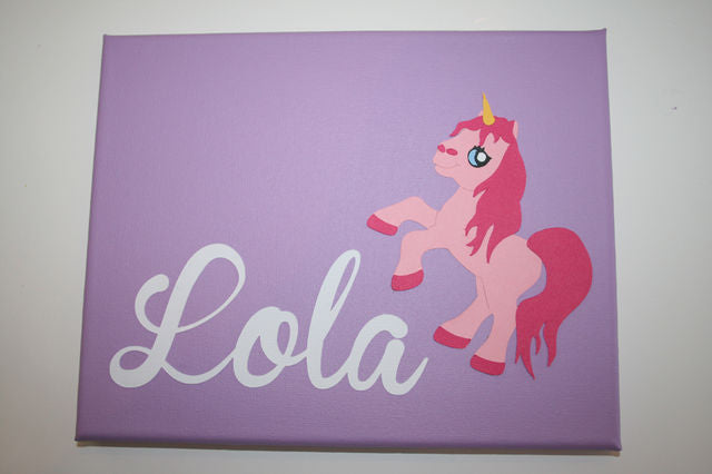 Unicorn Nameboard