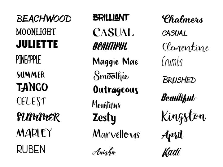 Small Banner Pantry Labels - 20 Pack
