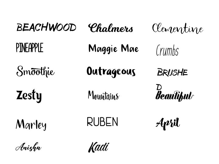 Small Round Pantry Labels - 20 Pack