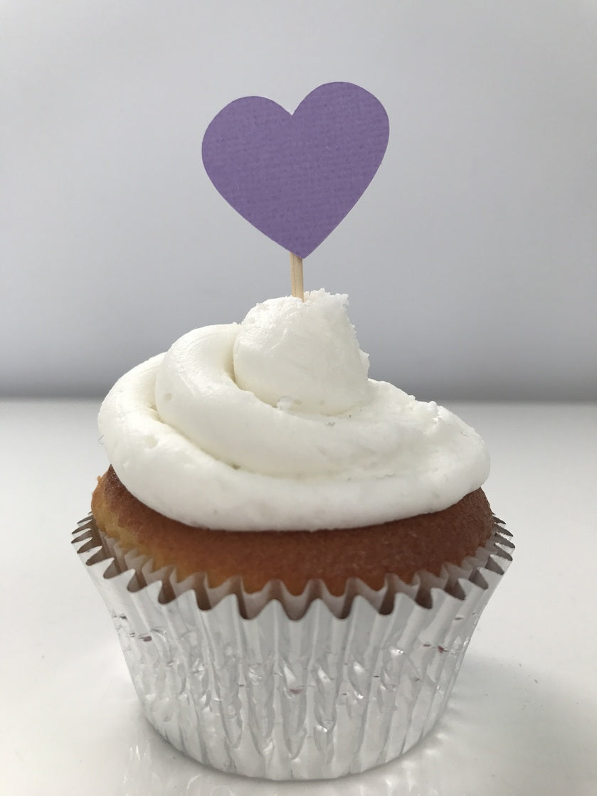 Heart Cupcake Toppers