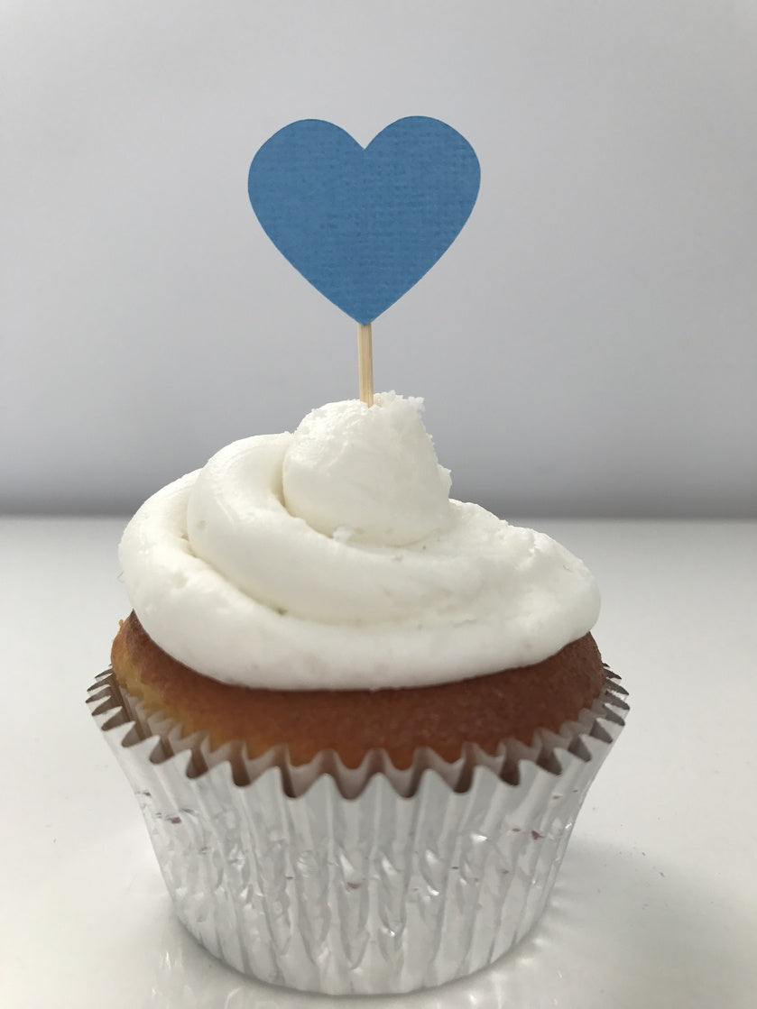 Heart Cupcake Toppers