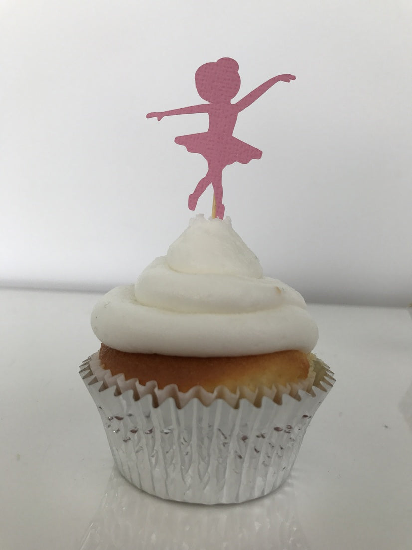 Ballerina Cupcake Toppers