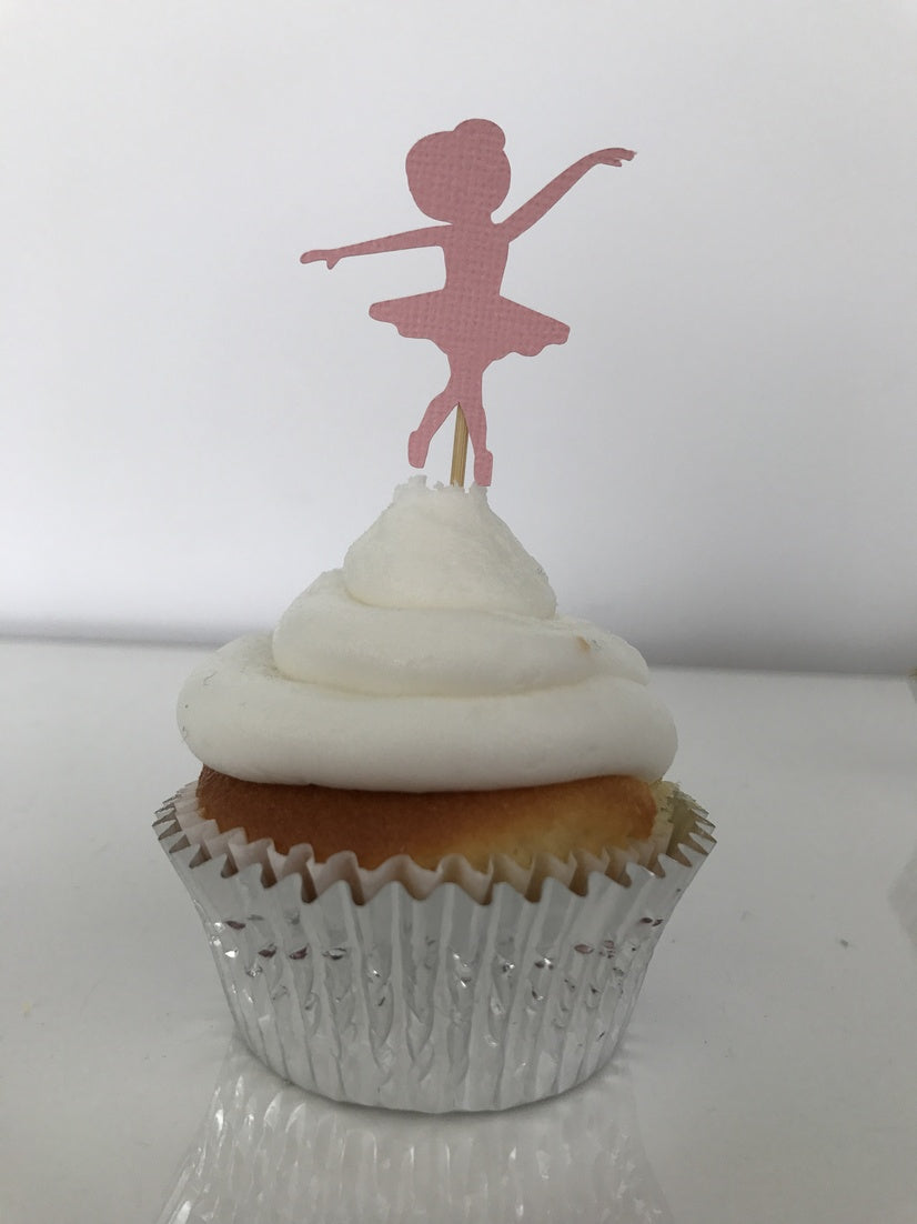 Ballerina Cupcake Toppers