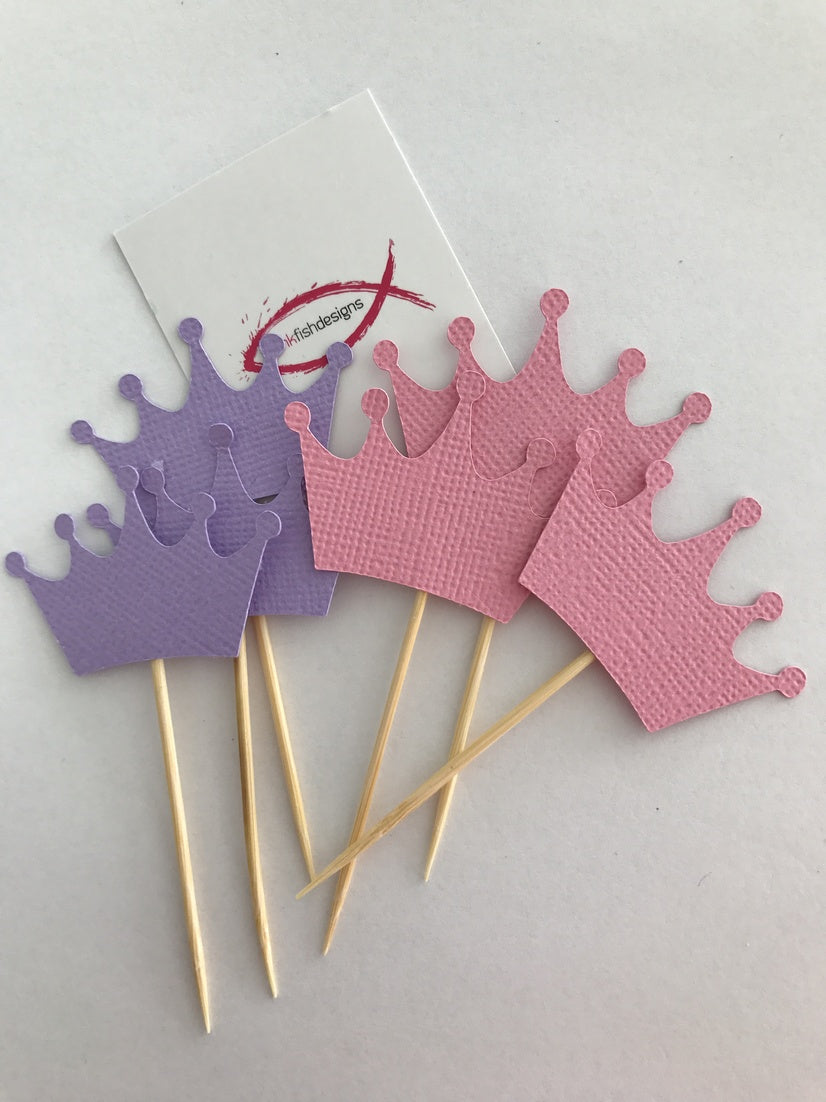 Crown Cupcake Toppers