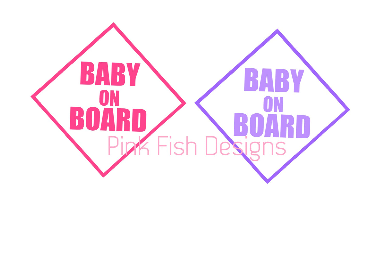 BABY ON BOARD CAR SIGN
