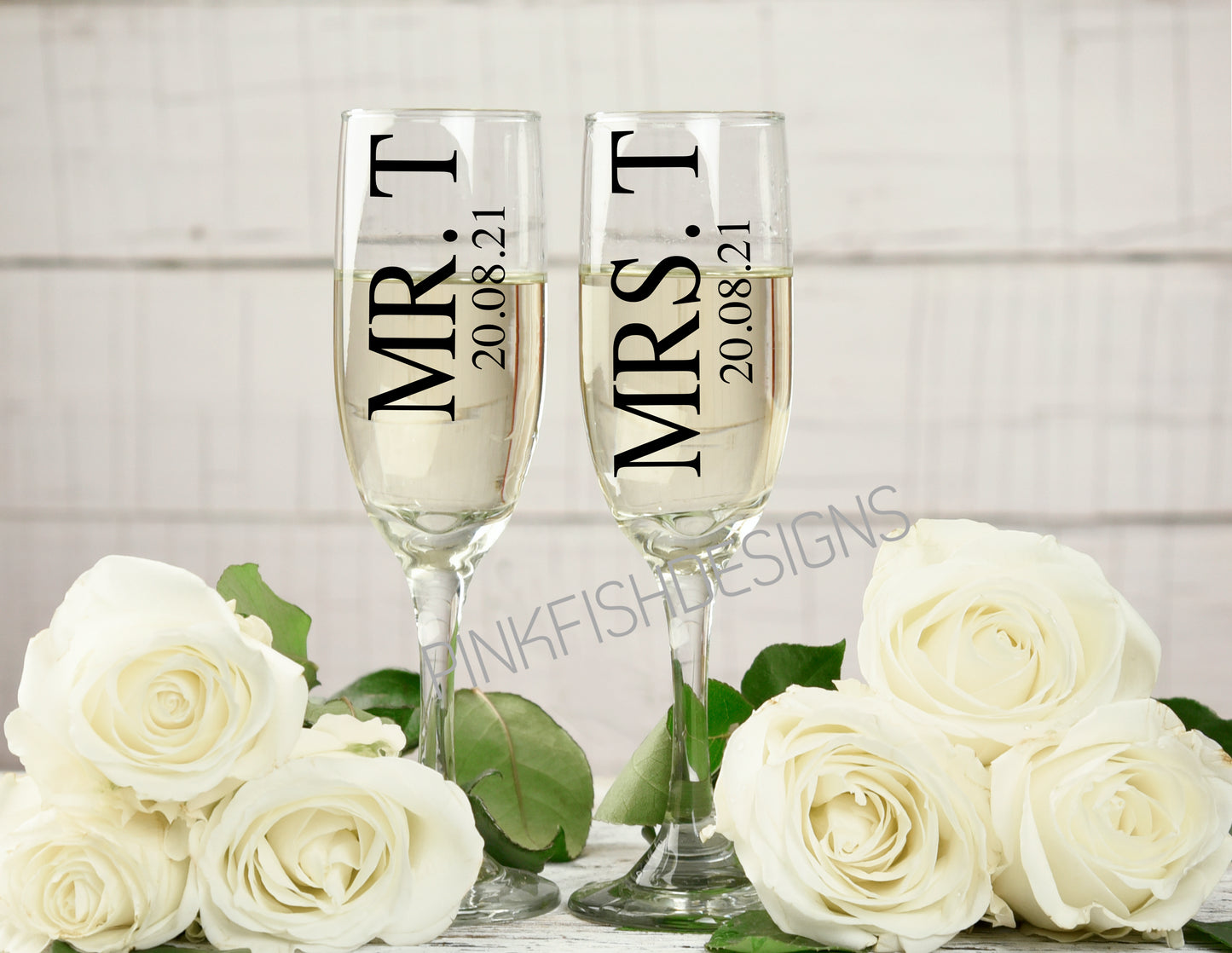 Wedding Champagne Glass Set