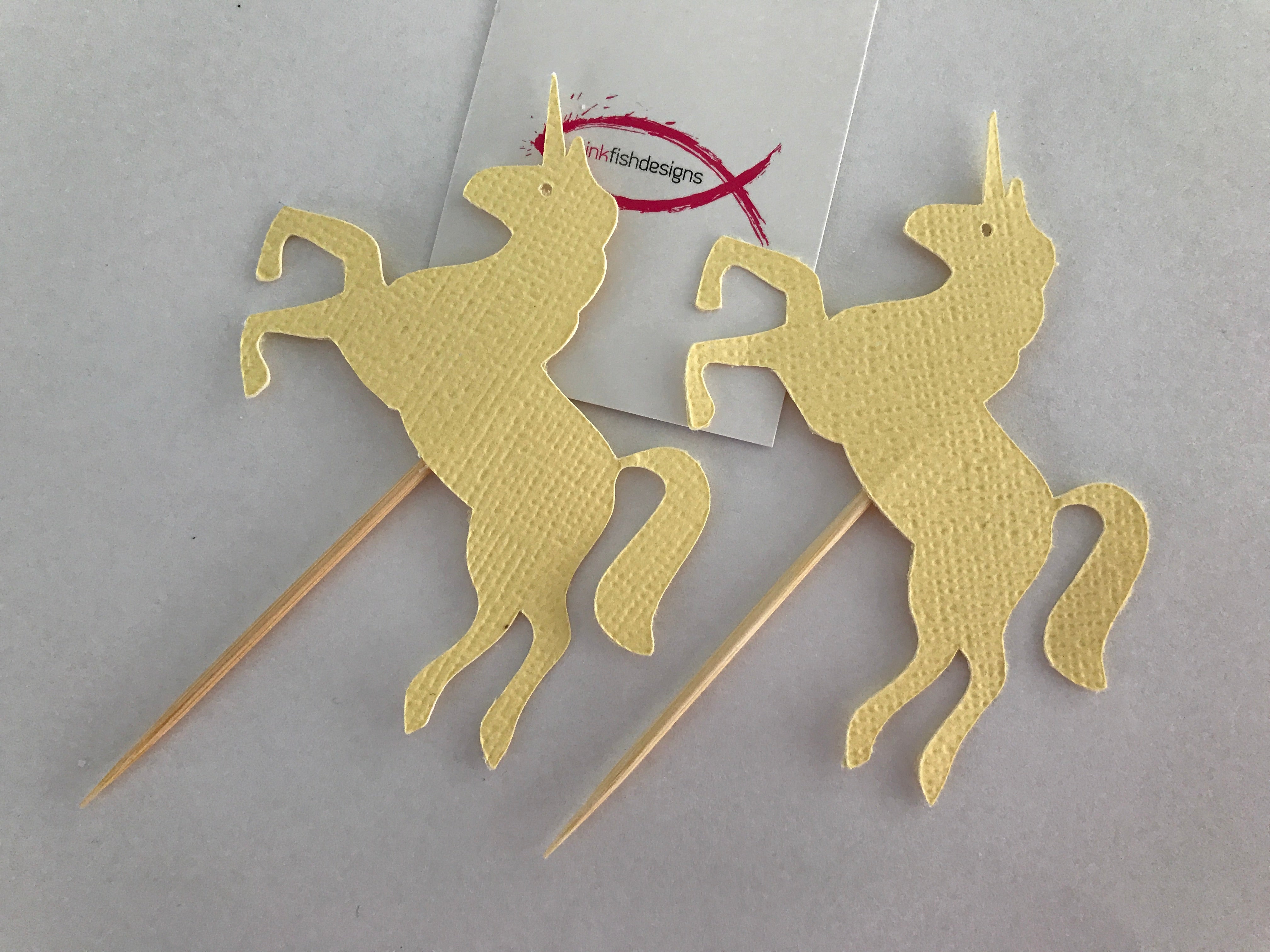 Unicorn Cupcake Toppers