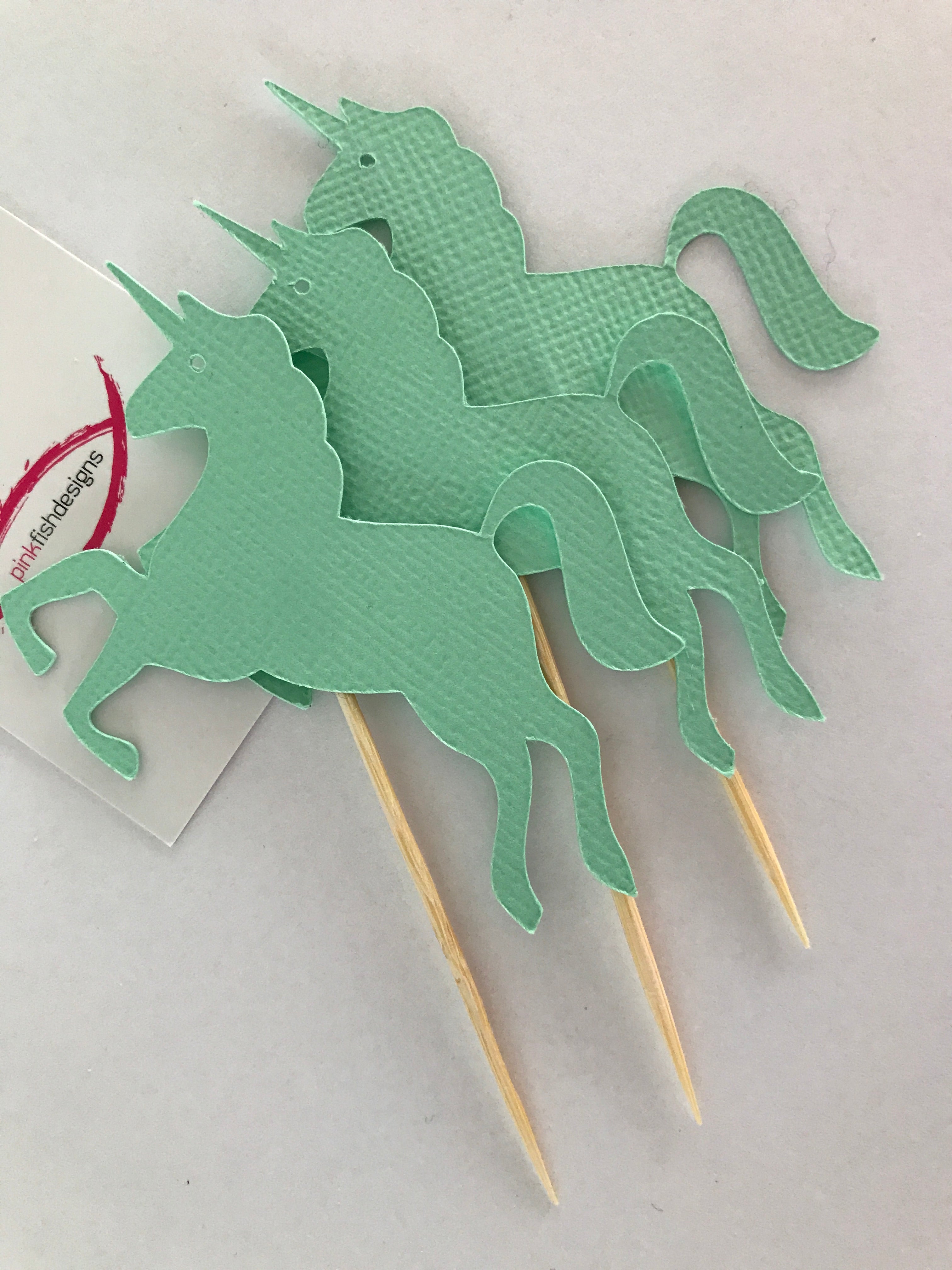 Unicorn Cupcake Toppers