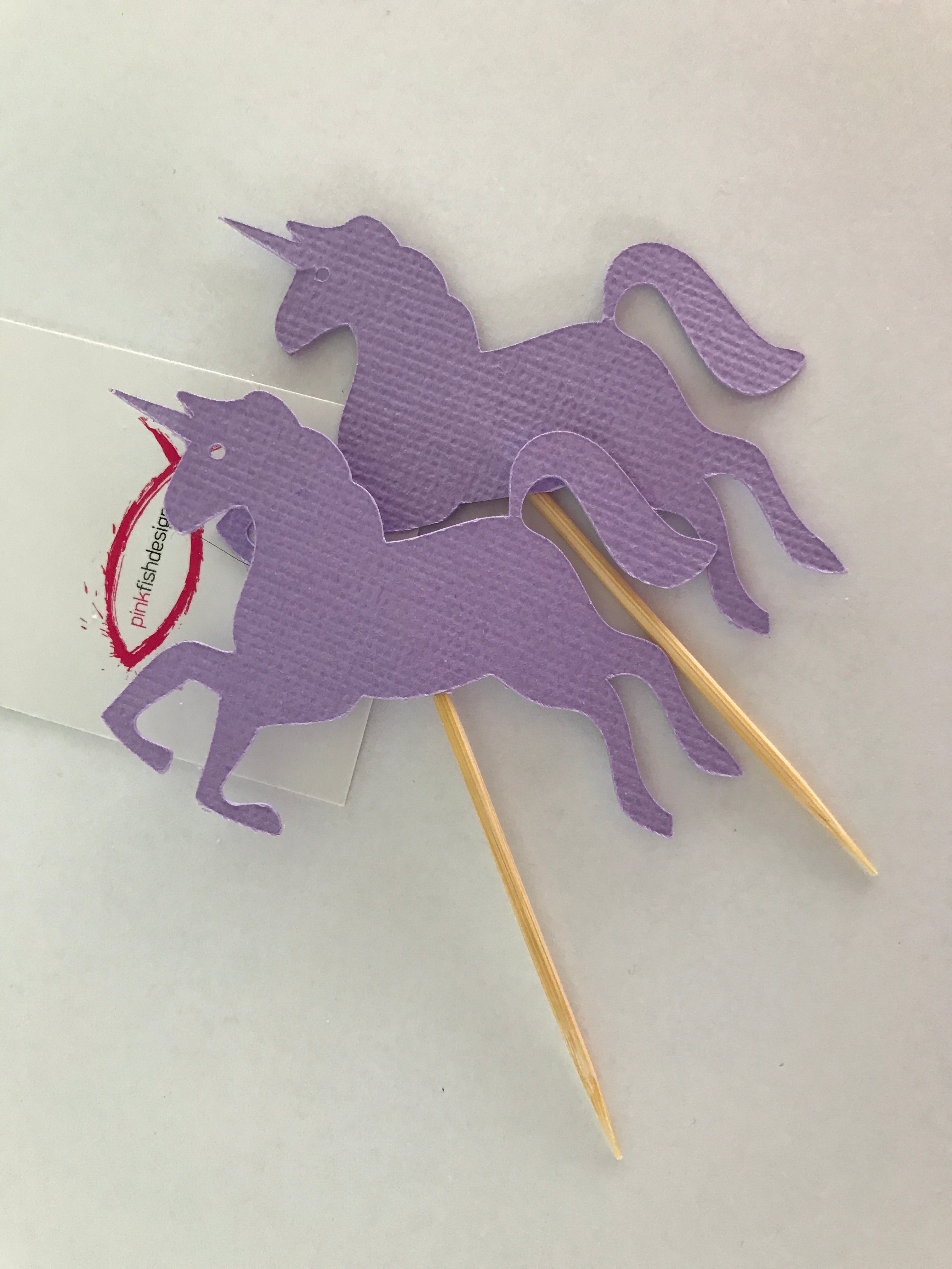 Unicorn Cupcake Toppers