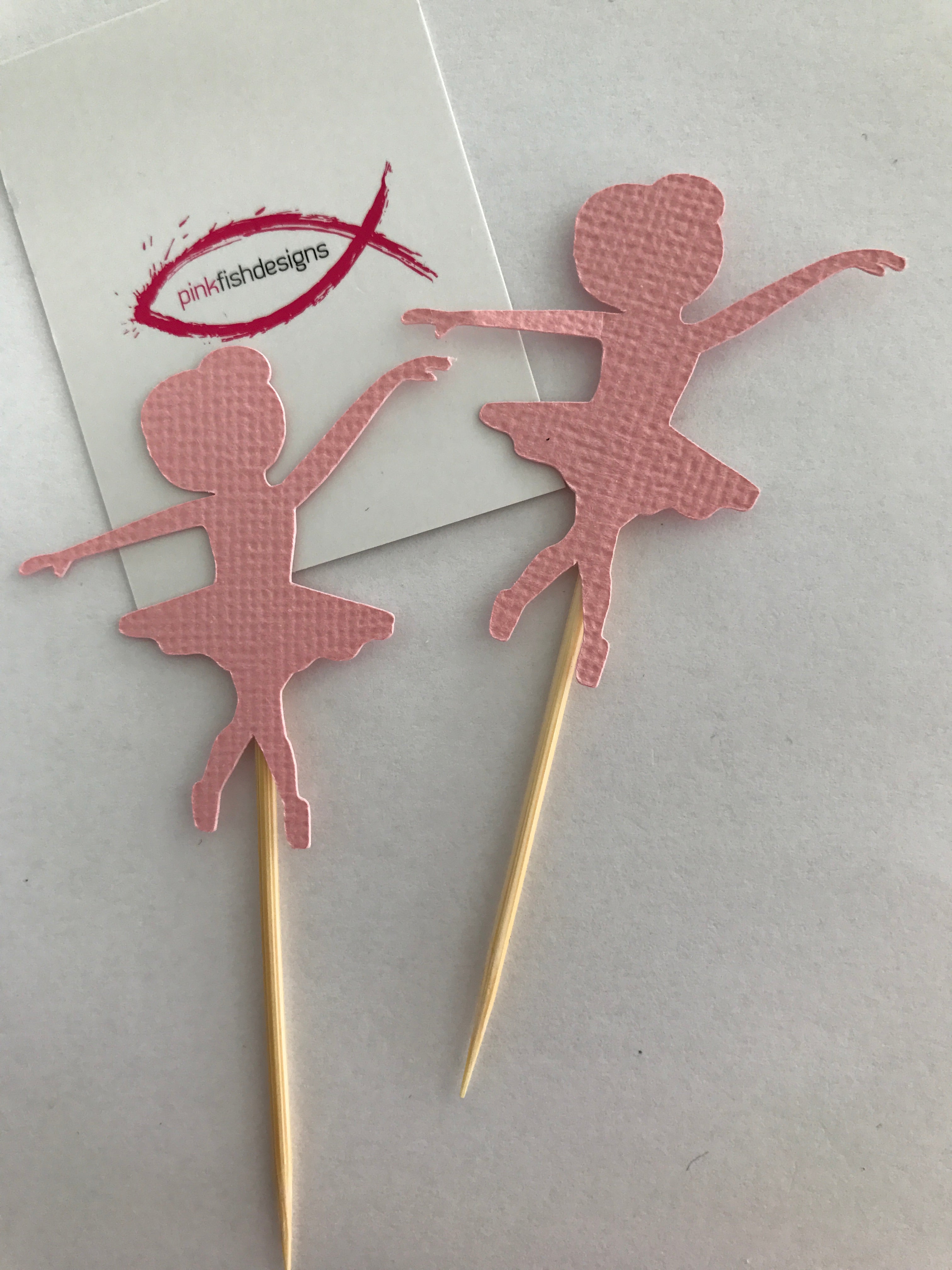 Ballerina Cupcake Toppers