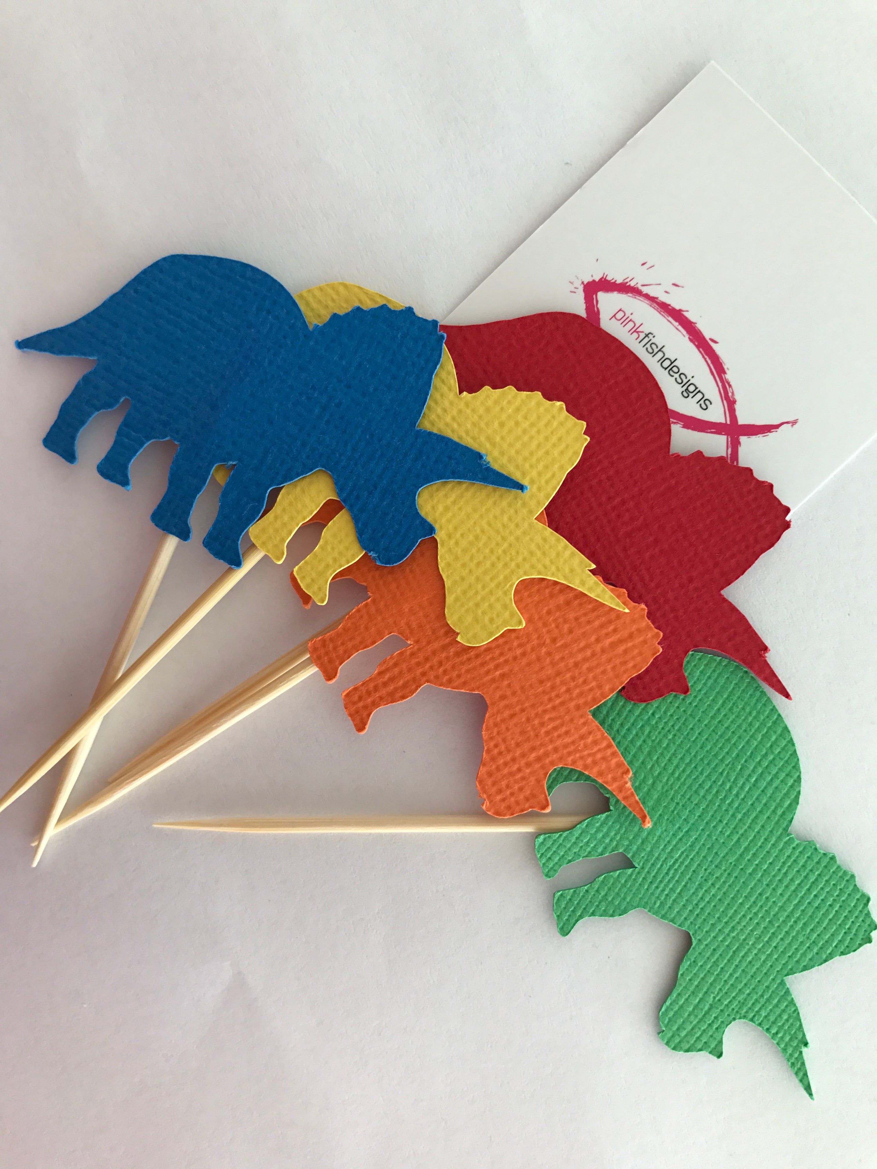 Dinosaur Cupcake Toppers