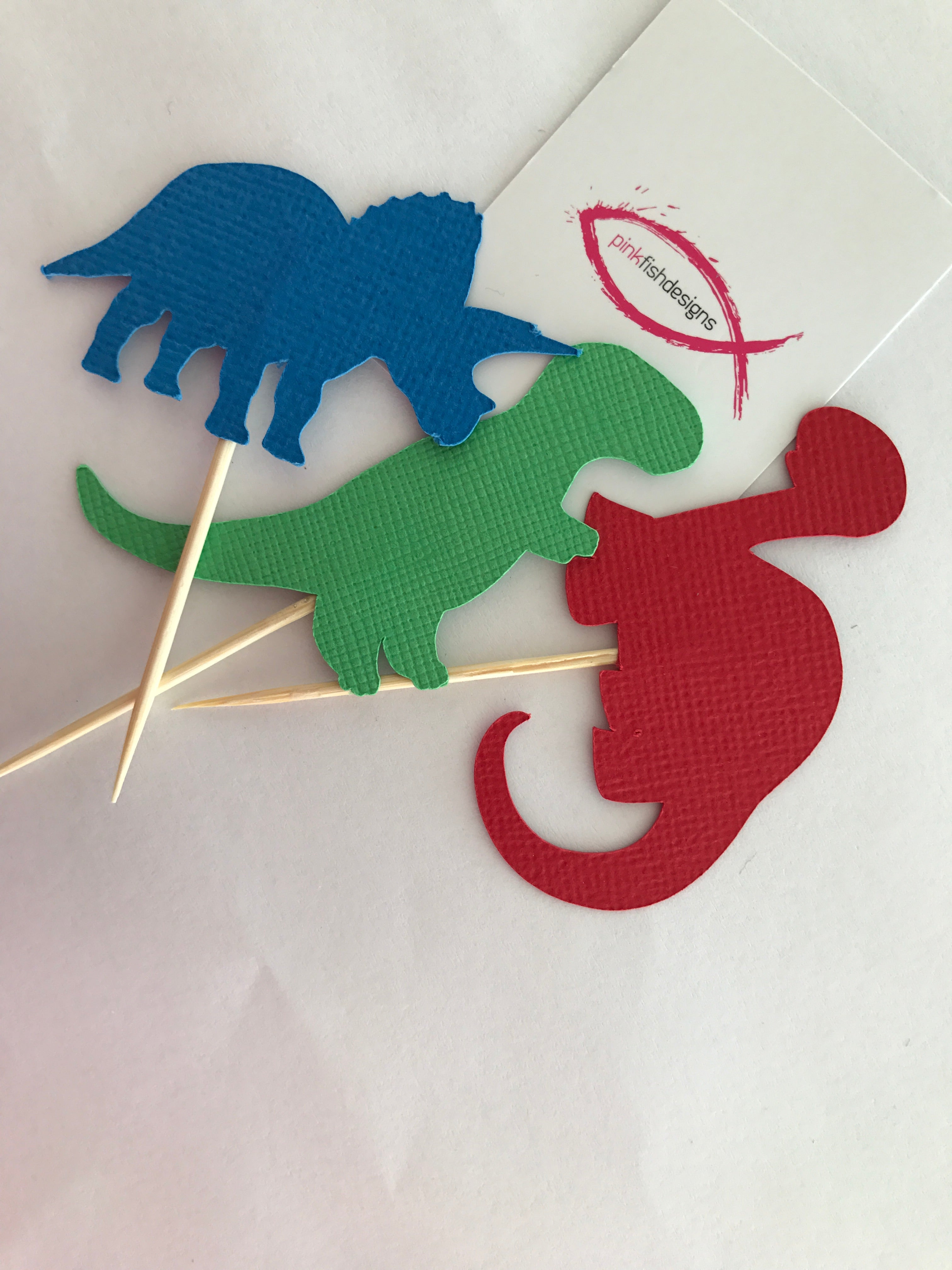 Dinosaur Cupcake Toppers