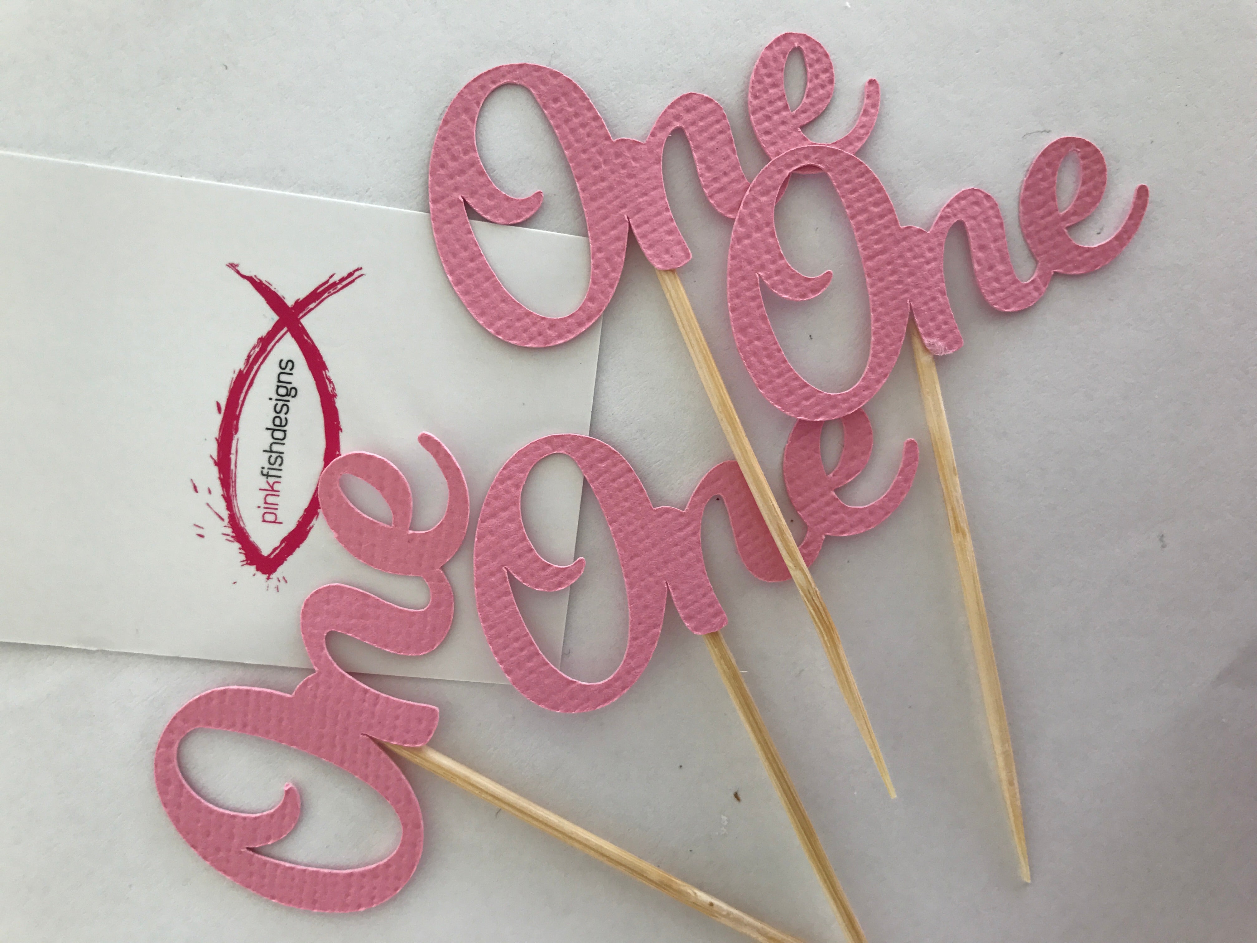 One Cupcake Toppers