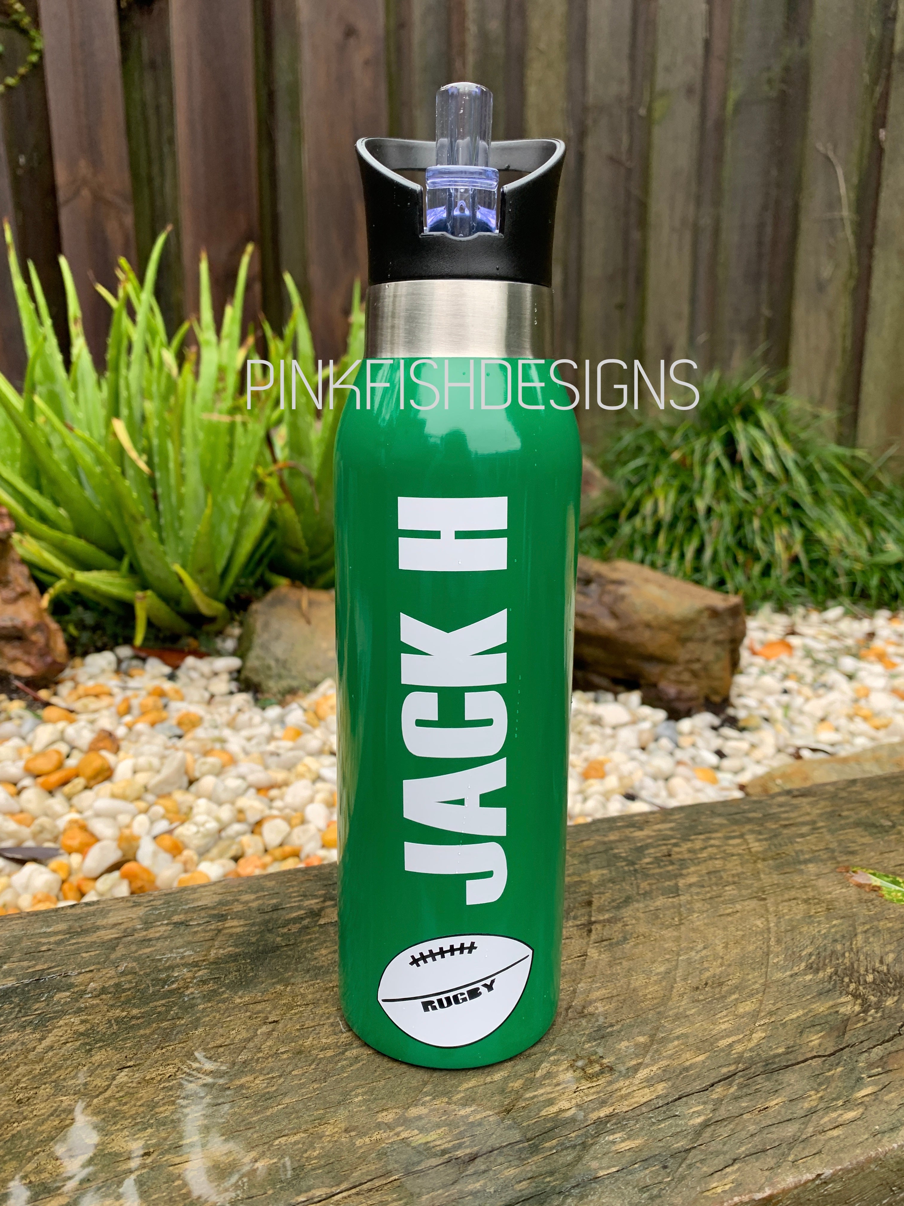 Rugby Stainless Steel Bottle