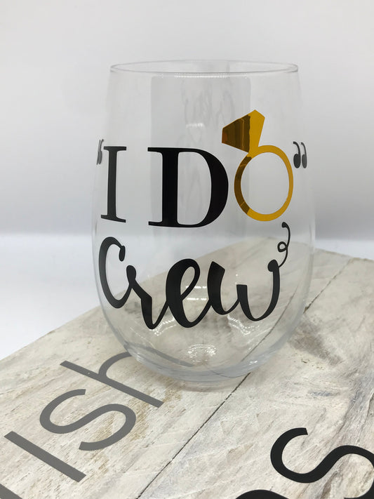 I Do Crew Hens Party Labels