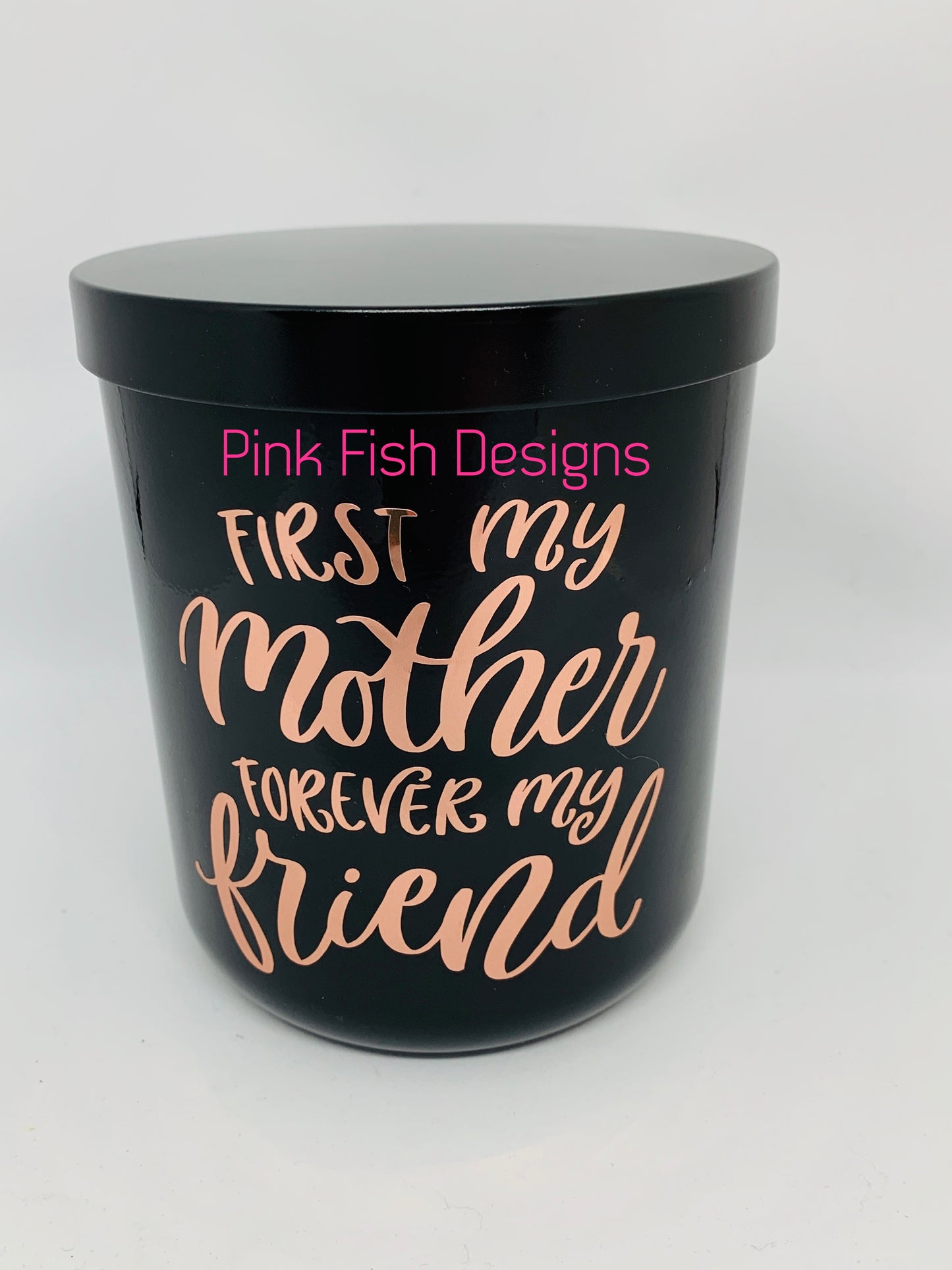 Forever My Friend 400ml Soy Candle with Gloss Black Box