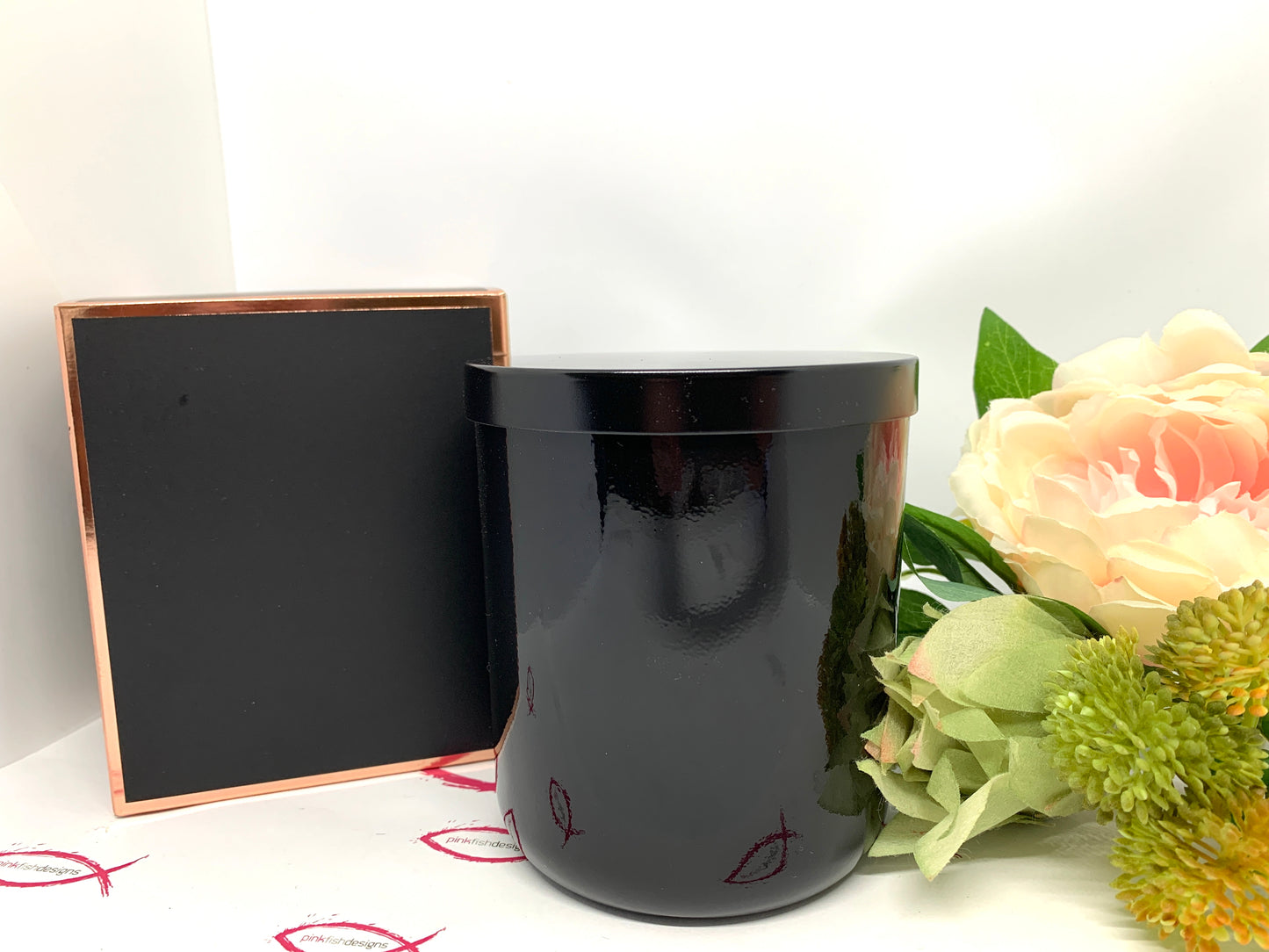 Established Personalised 400ml Soy Candle with Gloss Black Box