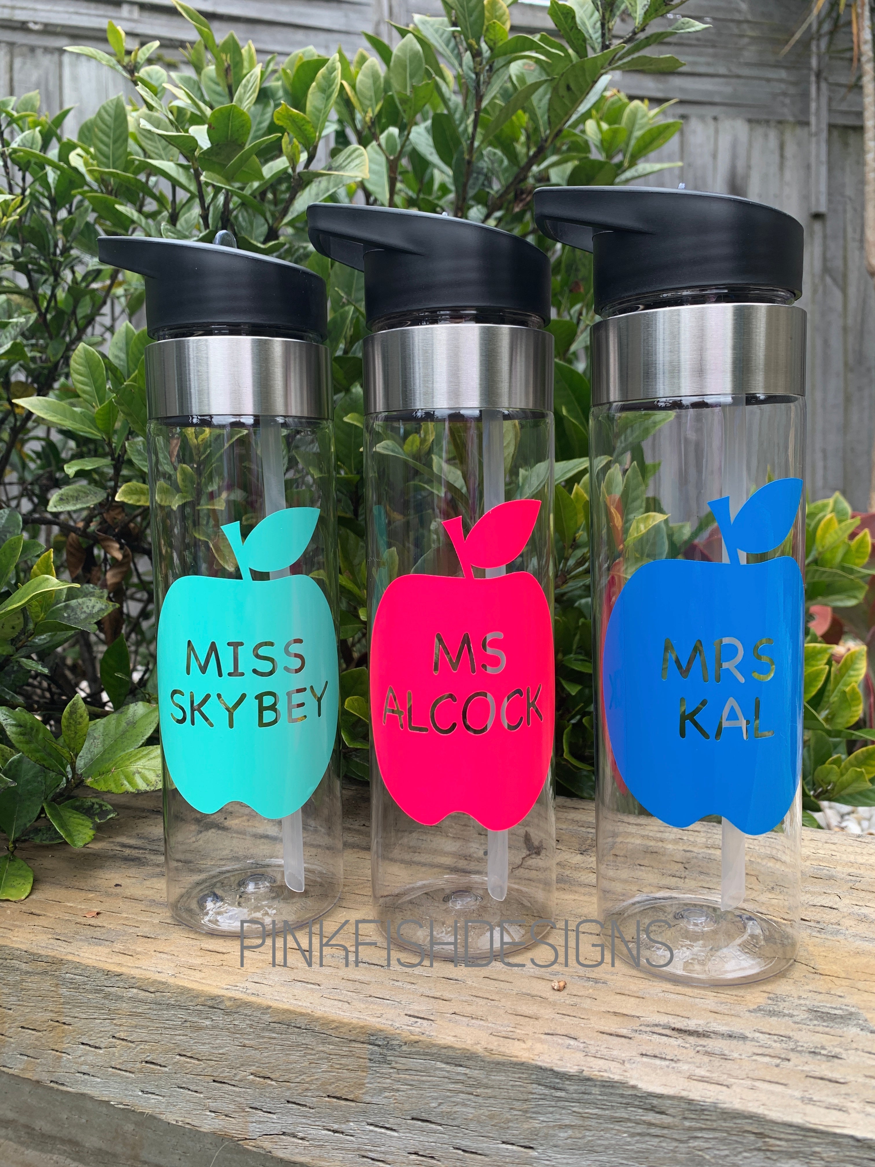 Personalised Apple Drink Bottle