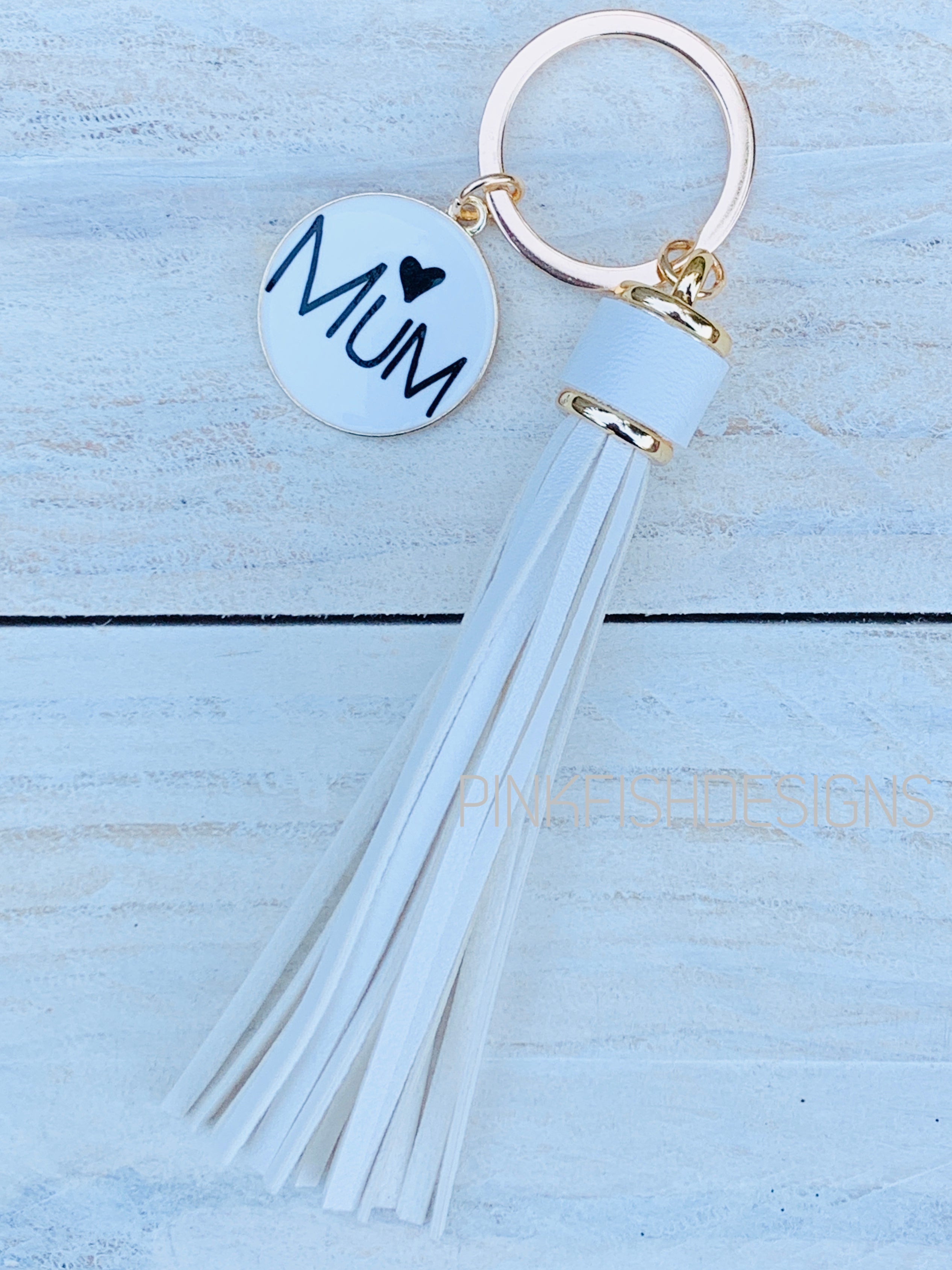 Tassel Bag Charm Keyring