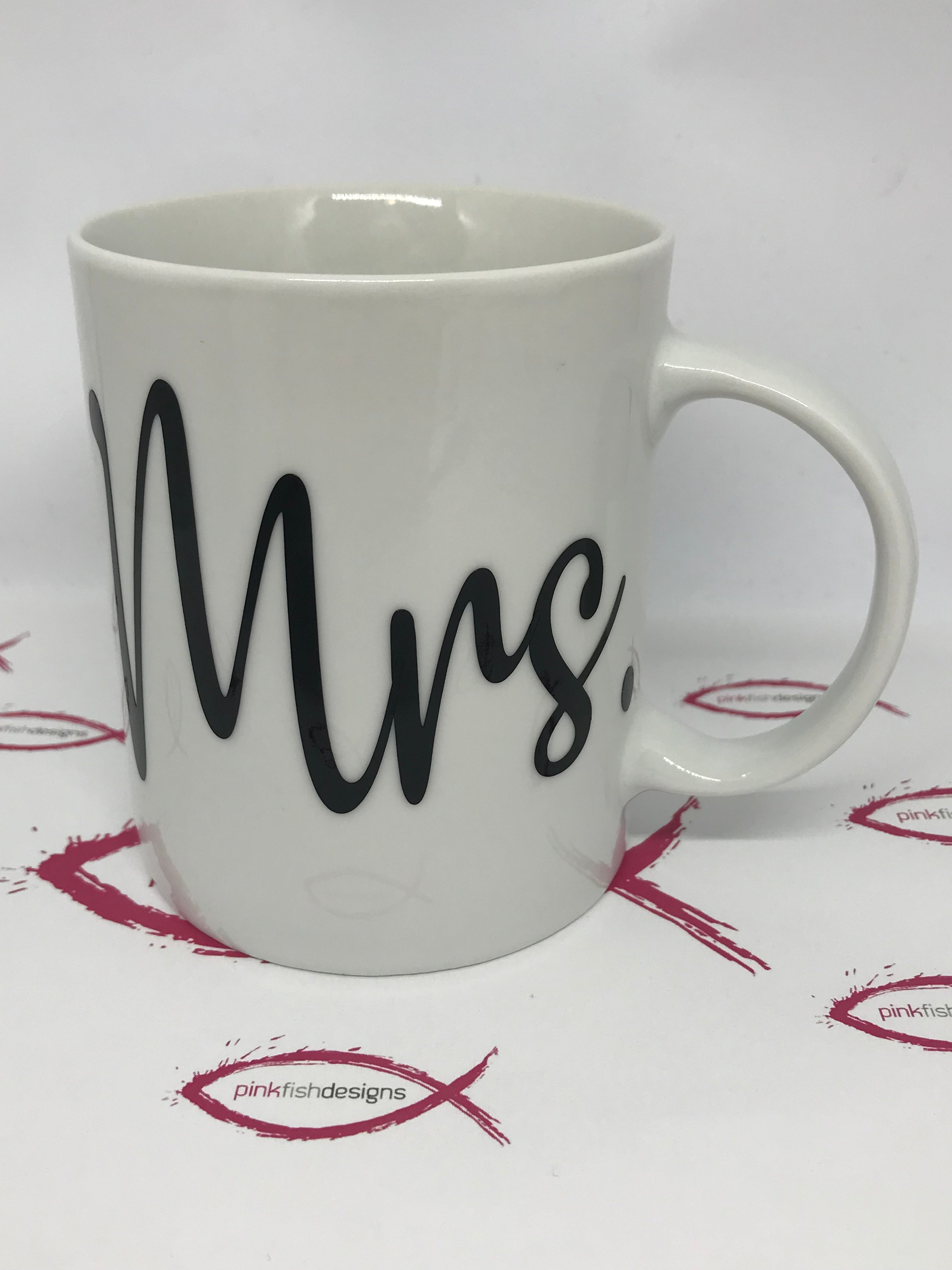 Mr and Mrs Wedding Mug Set