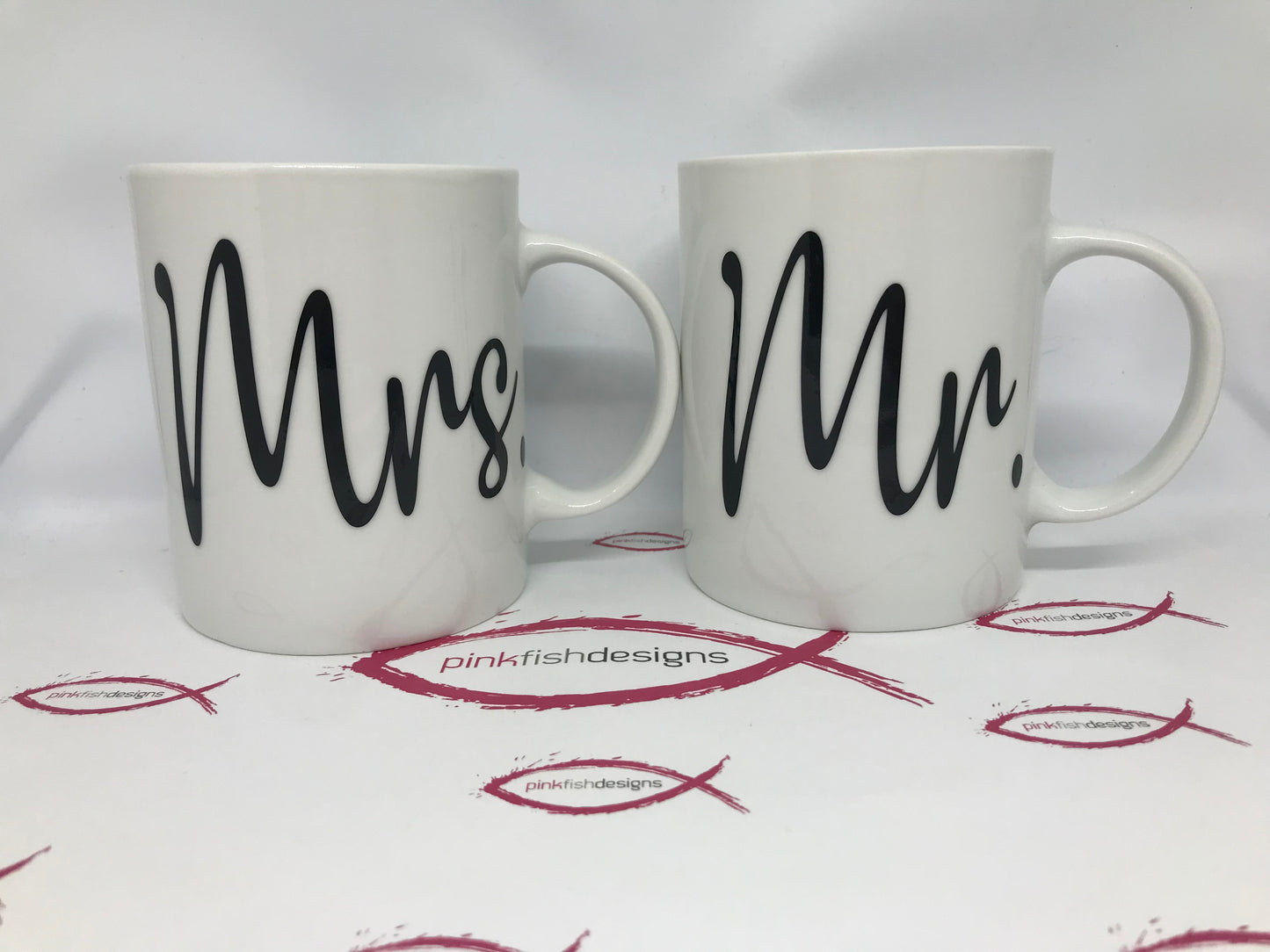 Mr and Mrs Wedding Mug Set