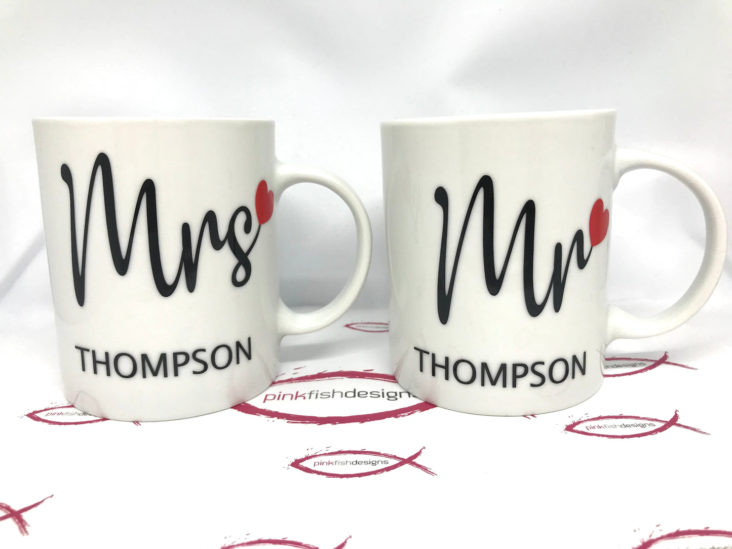 Mr and Mrs Love Mug Set