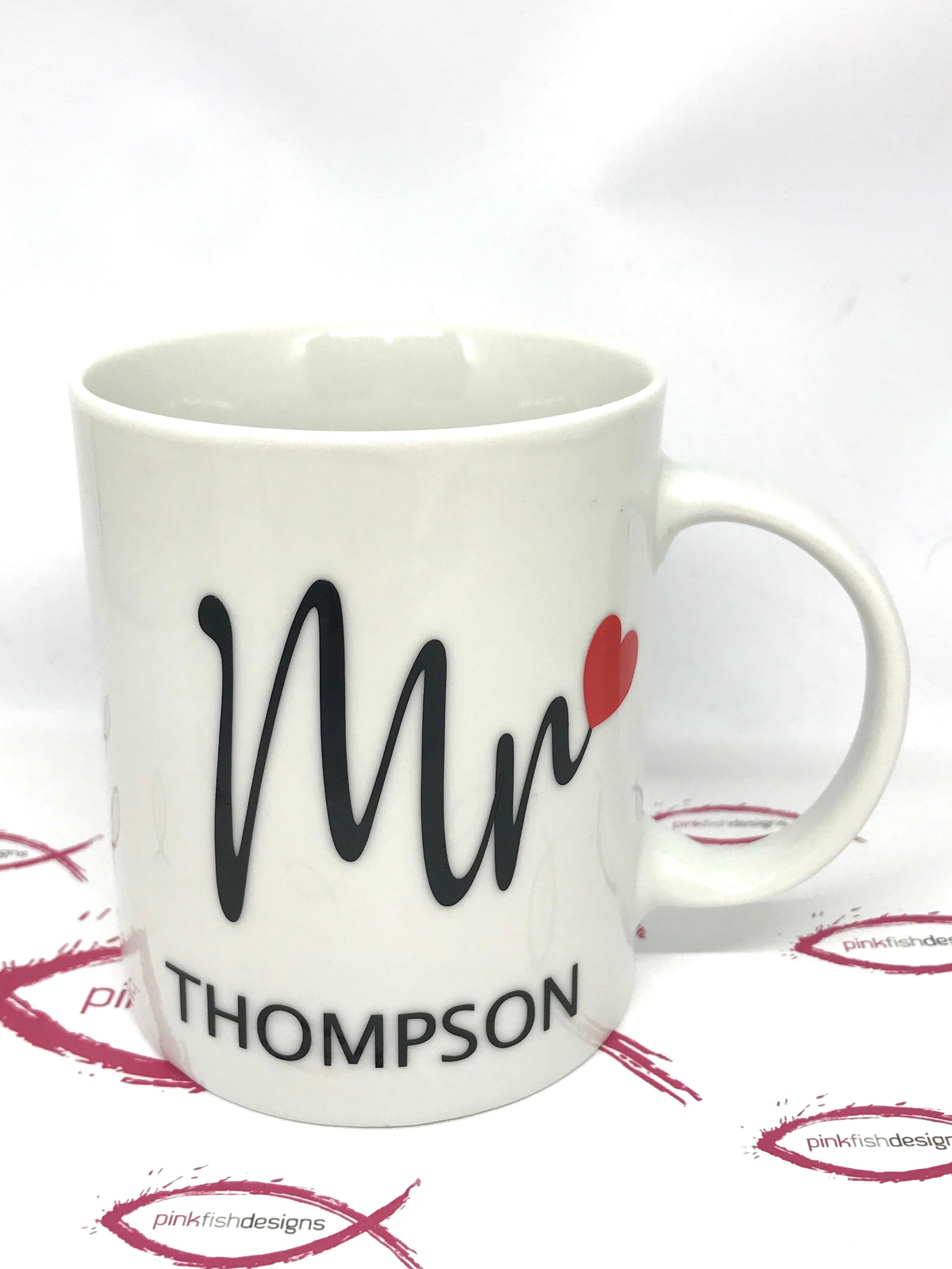 Mr and Mrs Love Mug Set