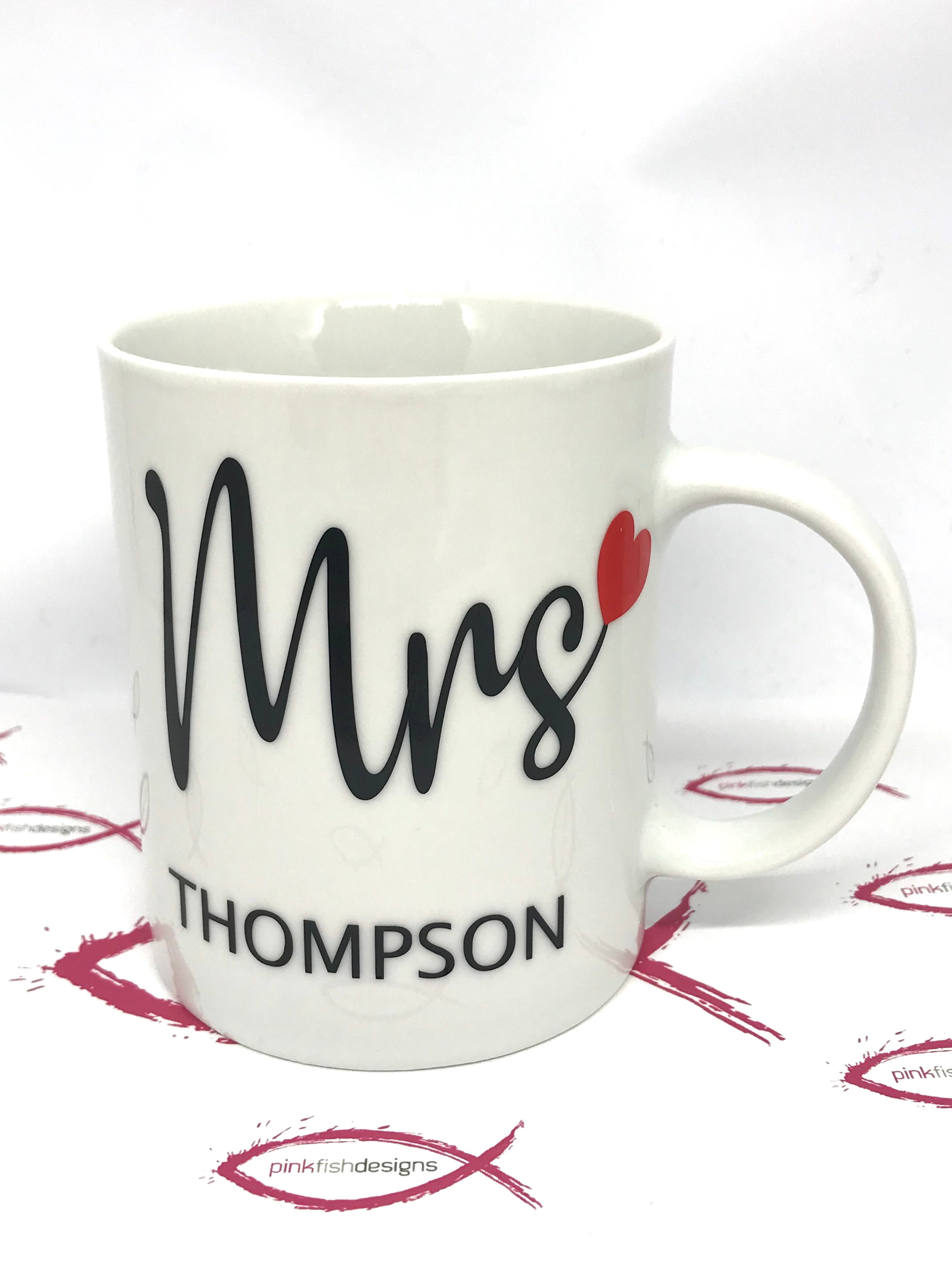 Mr and Mrs Love Mug Set