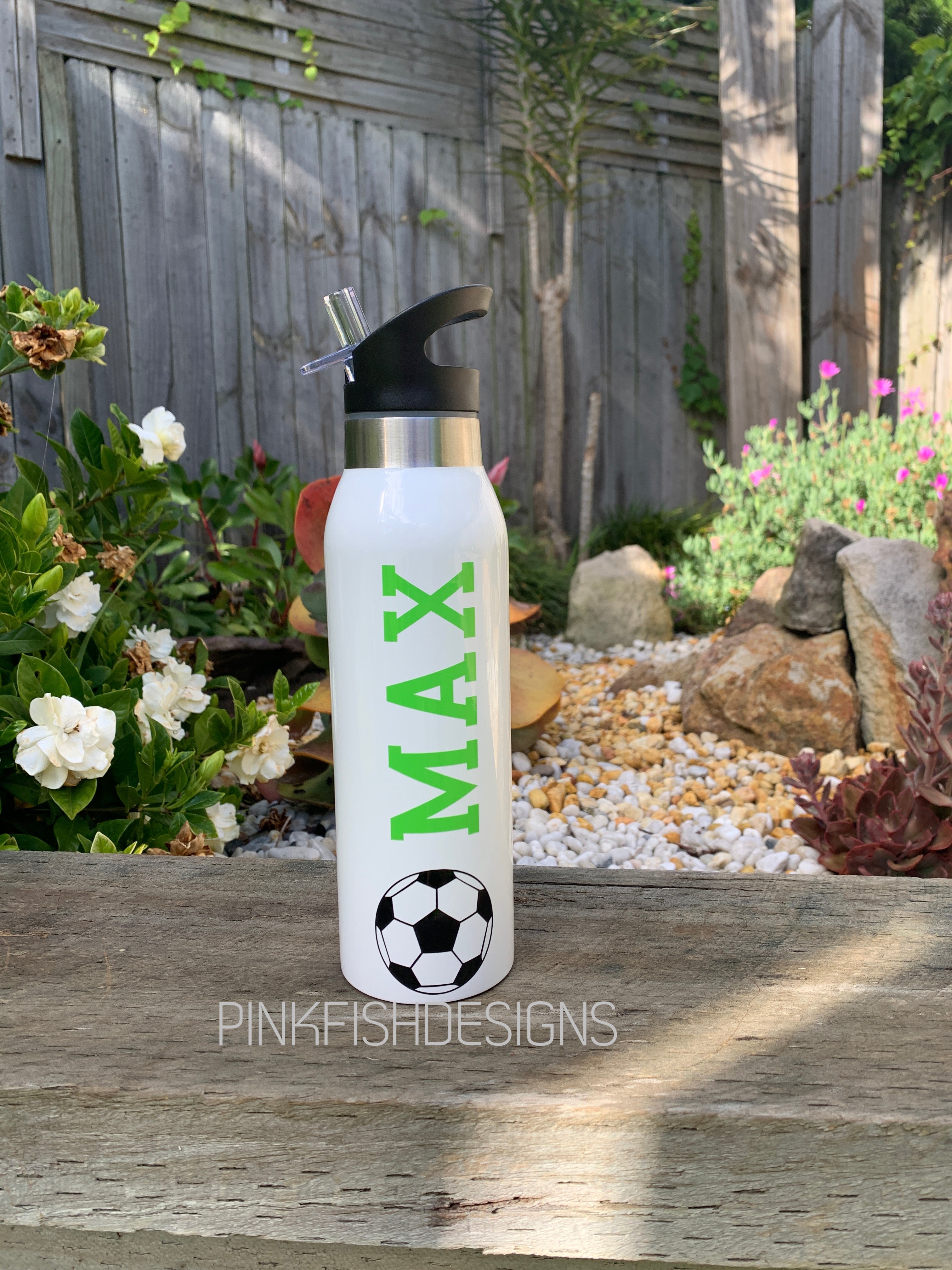 Soccer Stainless Steel Bottle