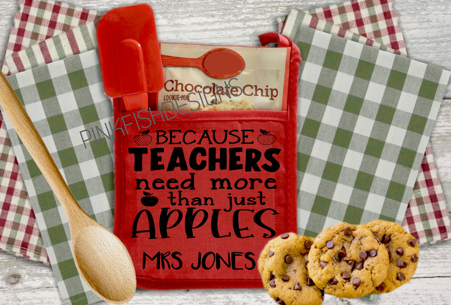 Teacher Pot Holders - More than Apples