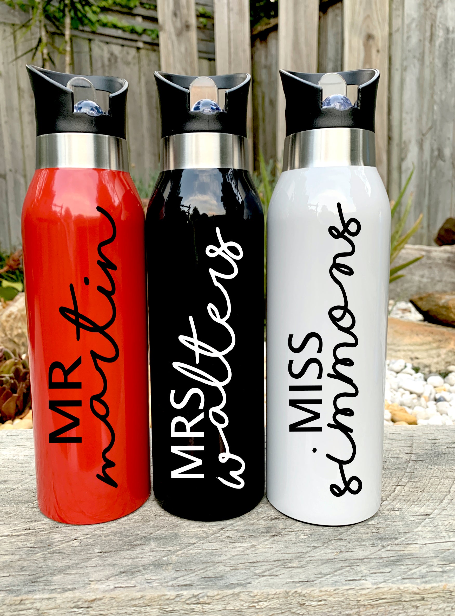 Personalised Modern Water Bottle