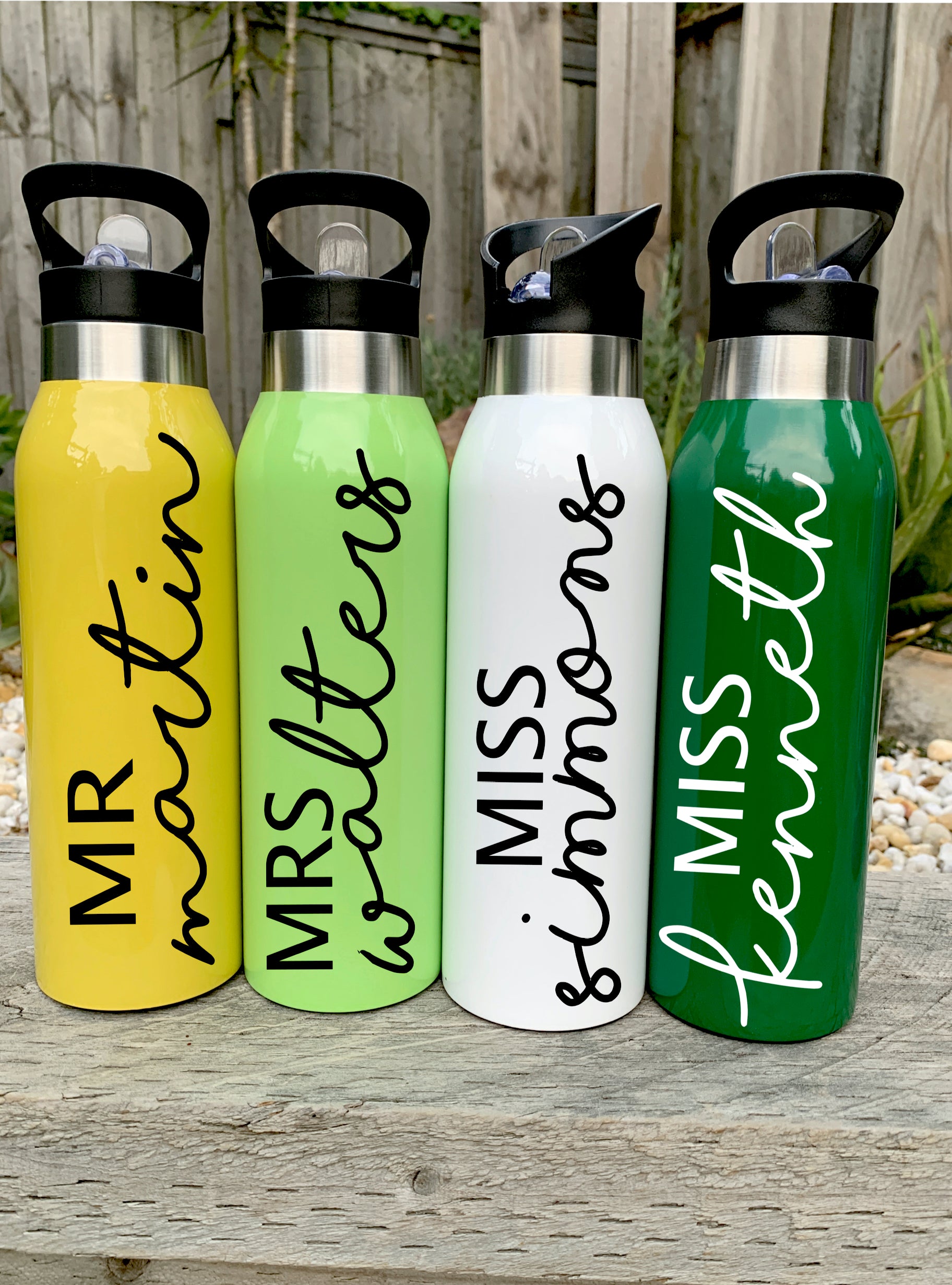 Personalised Modern Water Bottle