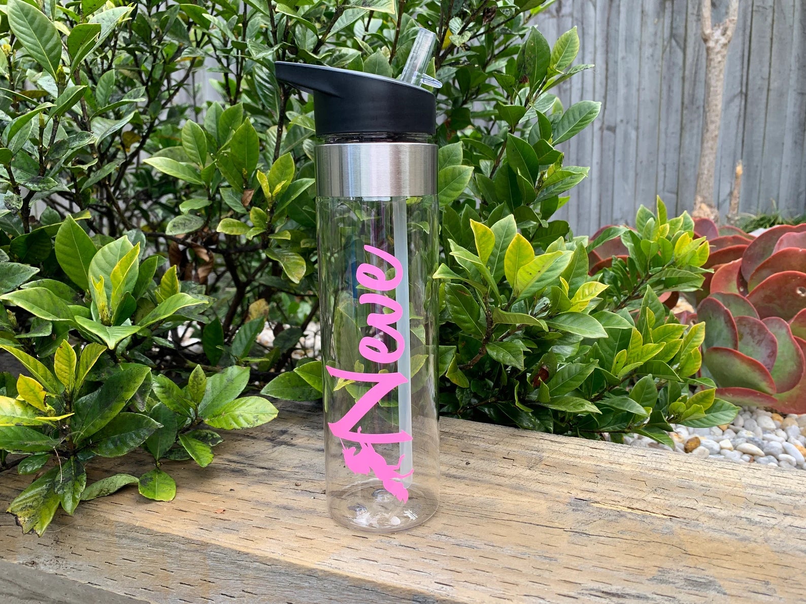 Personalised Unicorn Water Bottle Label